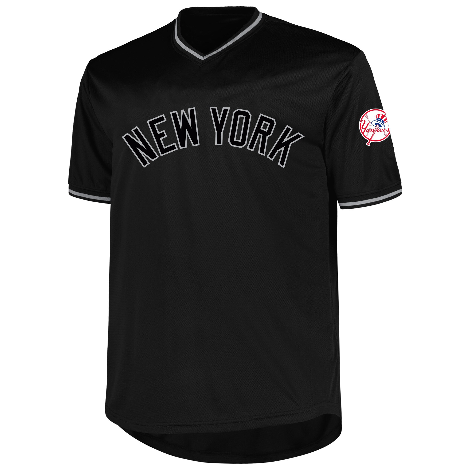 Alternative view of Men's New York Yankees Derek Jeter Profile Black Big & Tall Pop Fashion Player Jersey 