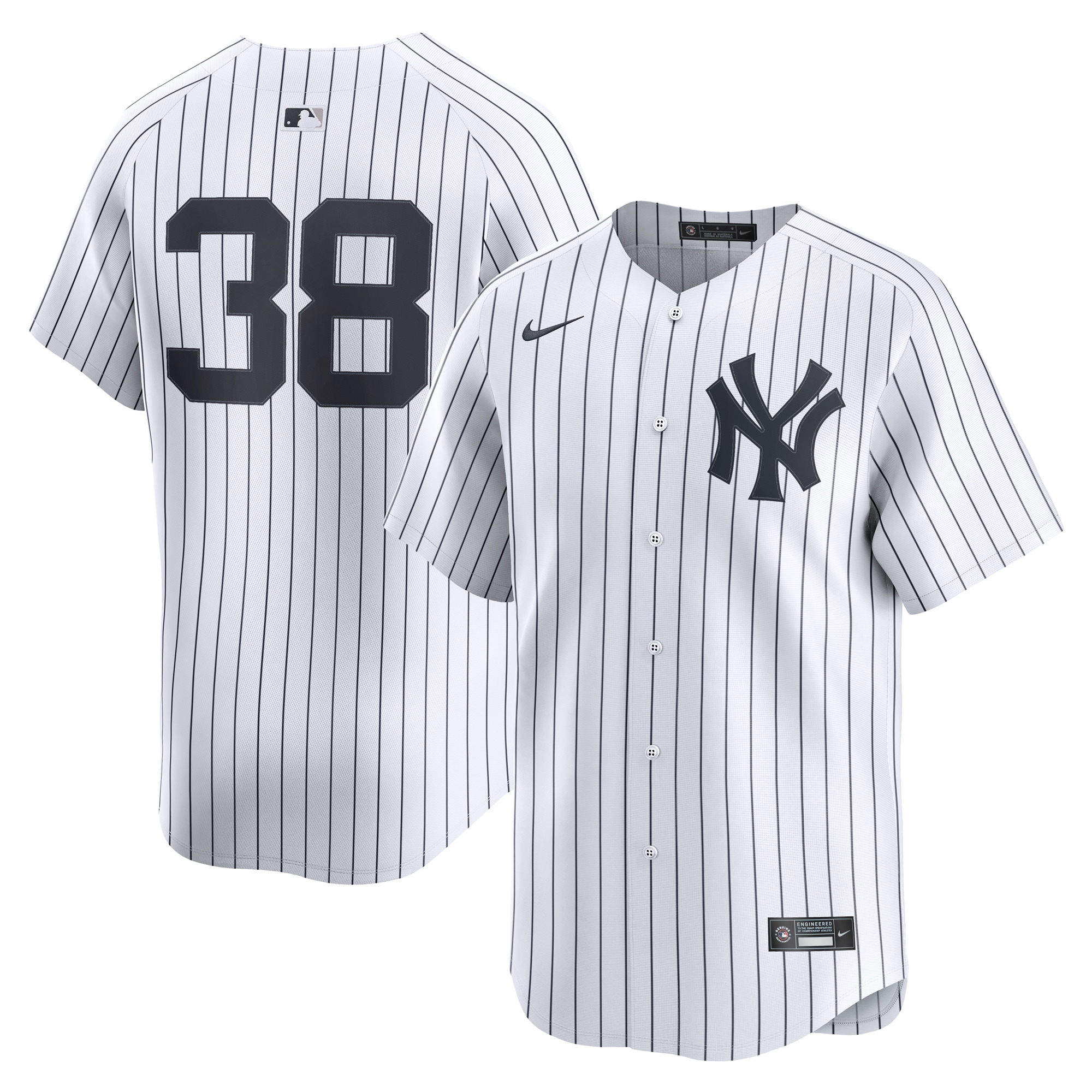 Men's New York Yankees Devin Williams White Home Limited Player Jersey 