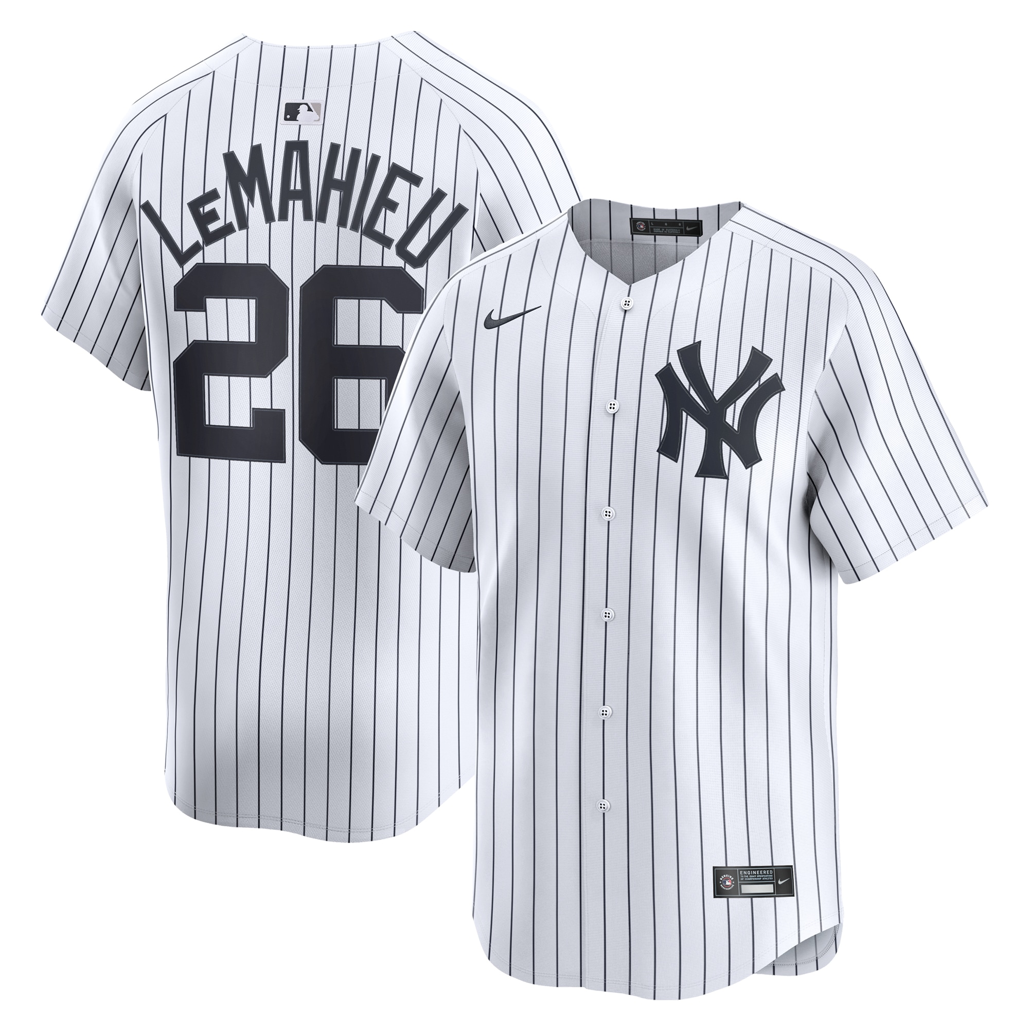 Men's New York Yankees DJ LeMahieu White Home Limited Player Jersey 