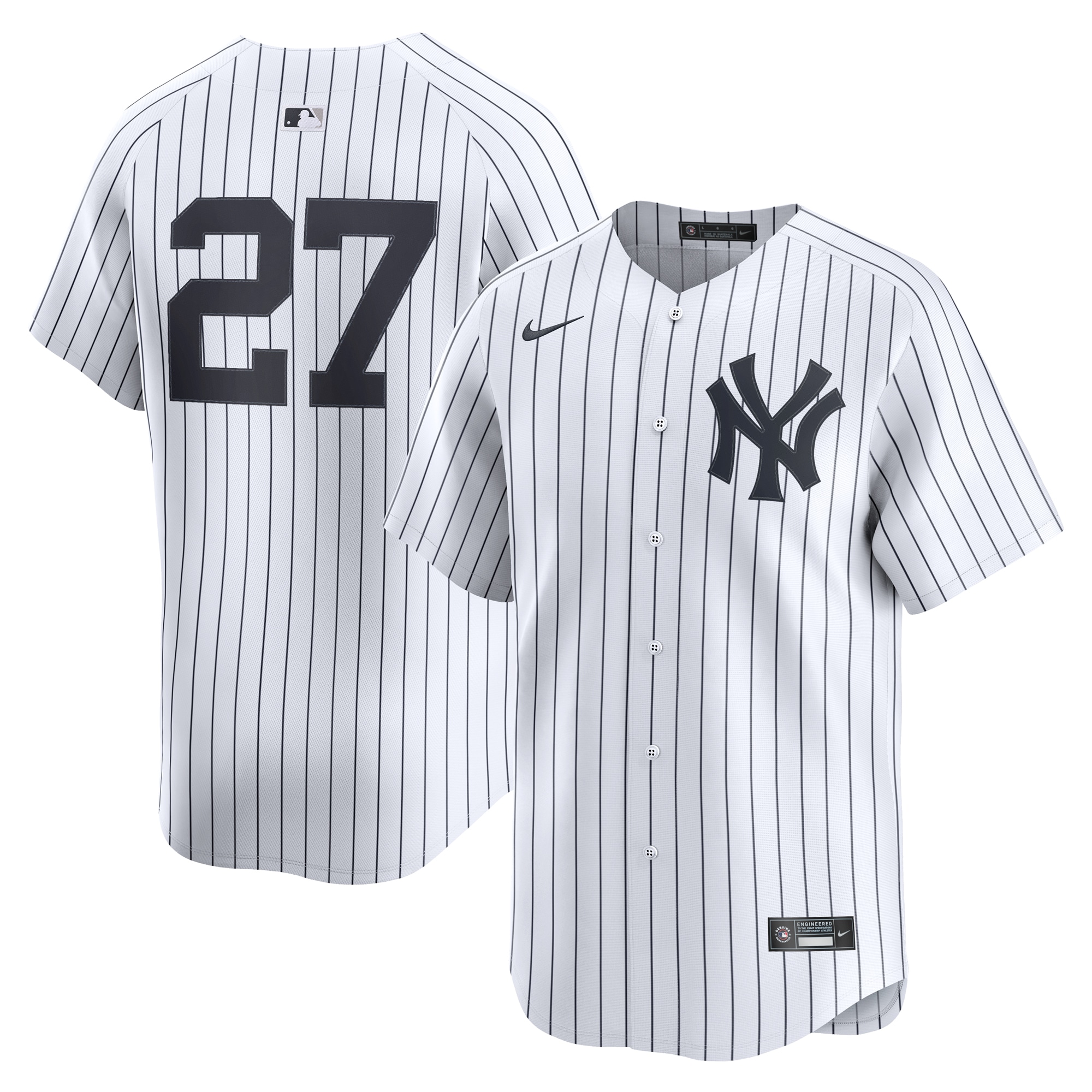 Men's New York Yankees Giancarlo Stanton White Home Limited Player Jersey 