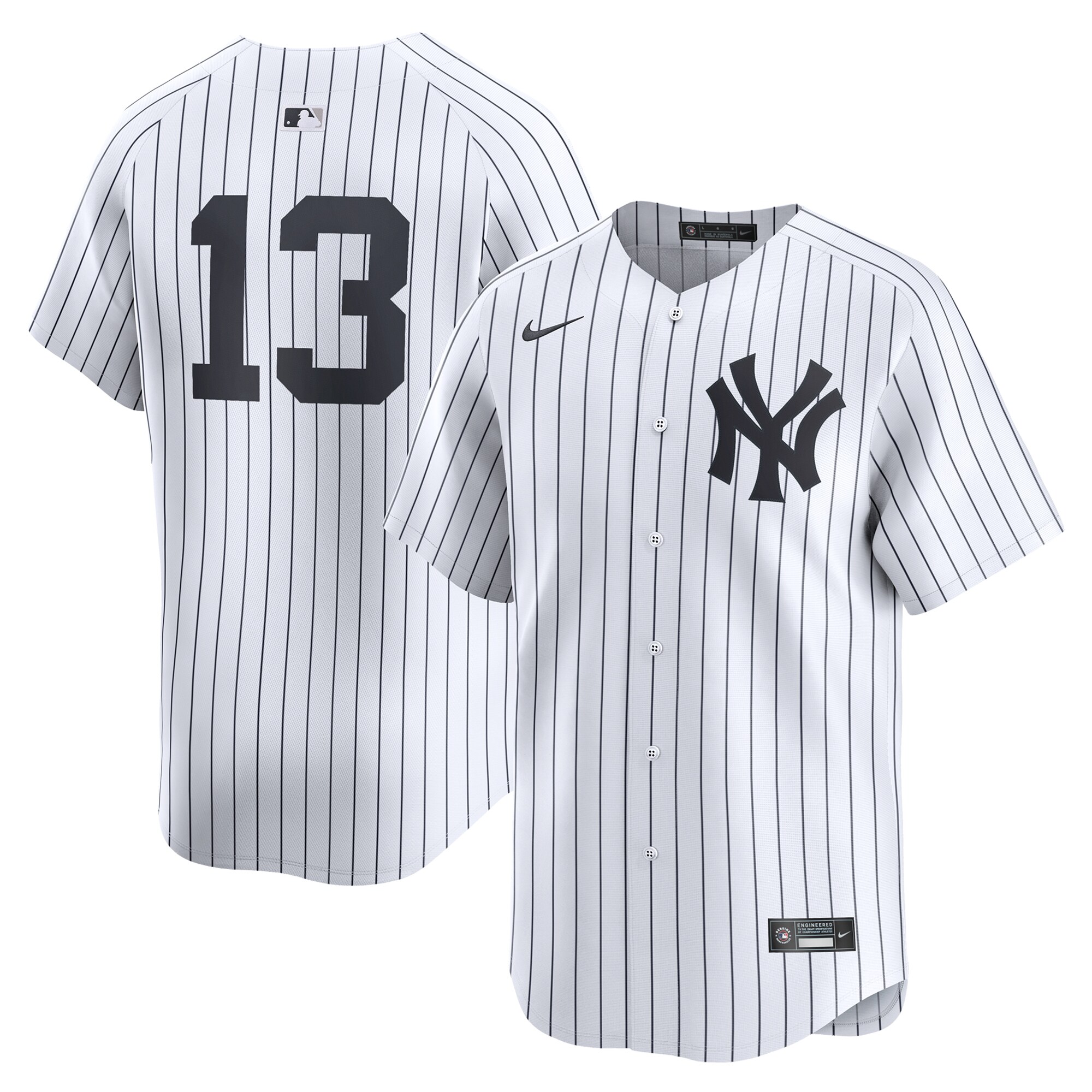 Men's New York Yankees Jazz Chisholm Jr. White Home Limited Player Jersey 