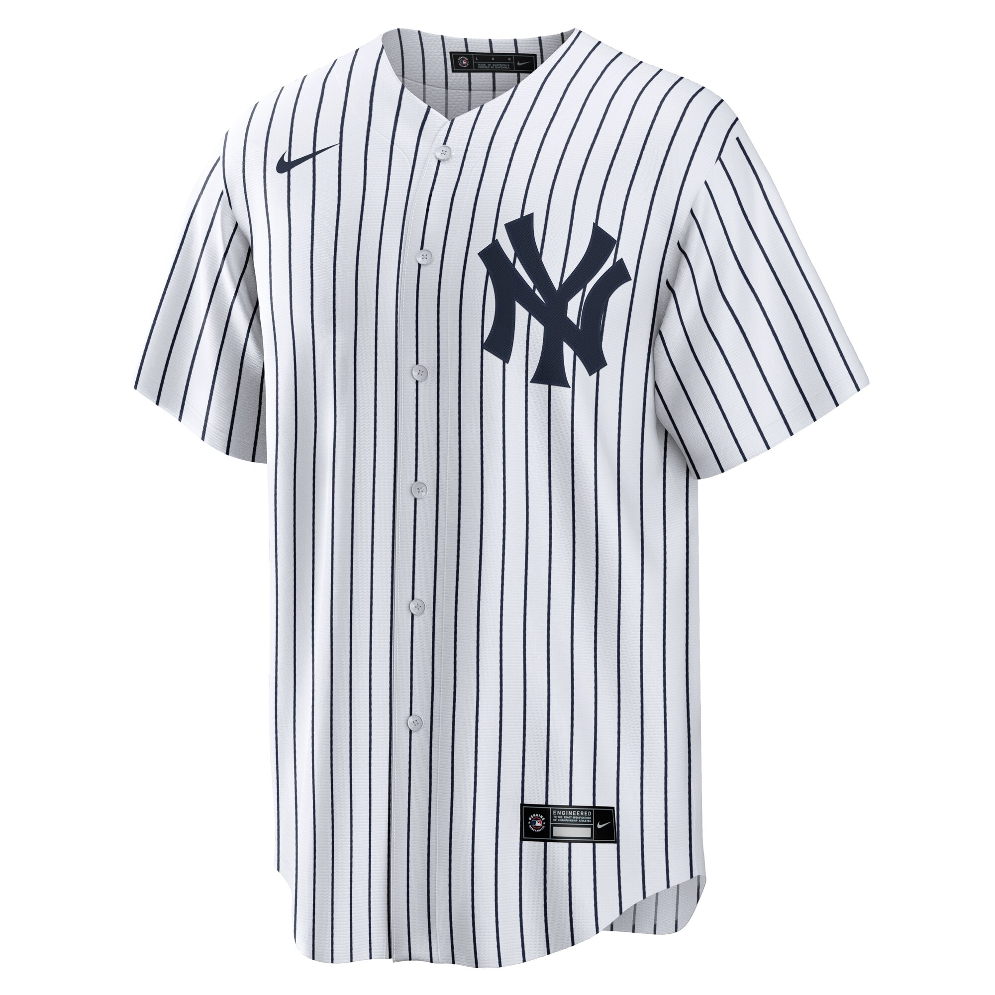 Alternative view of Men's New York Yankees Jazz Chisholm Jr. White Home Player Jersey 