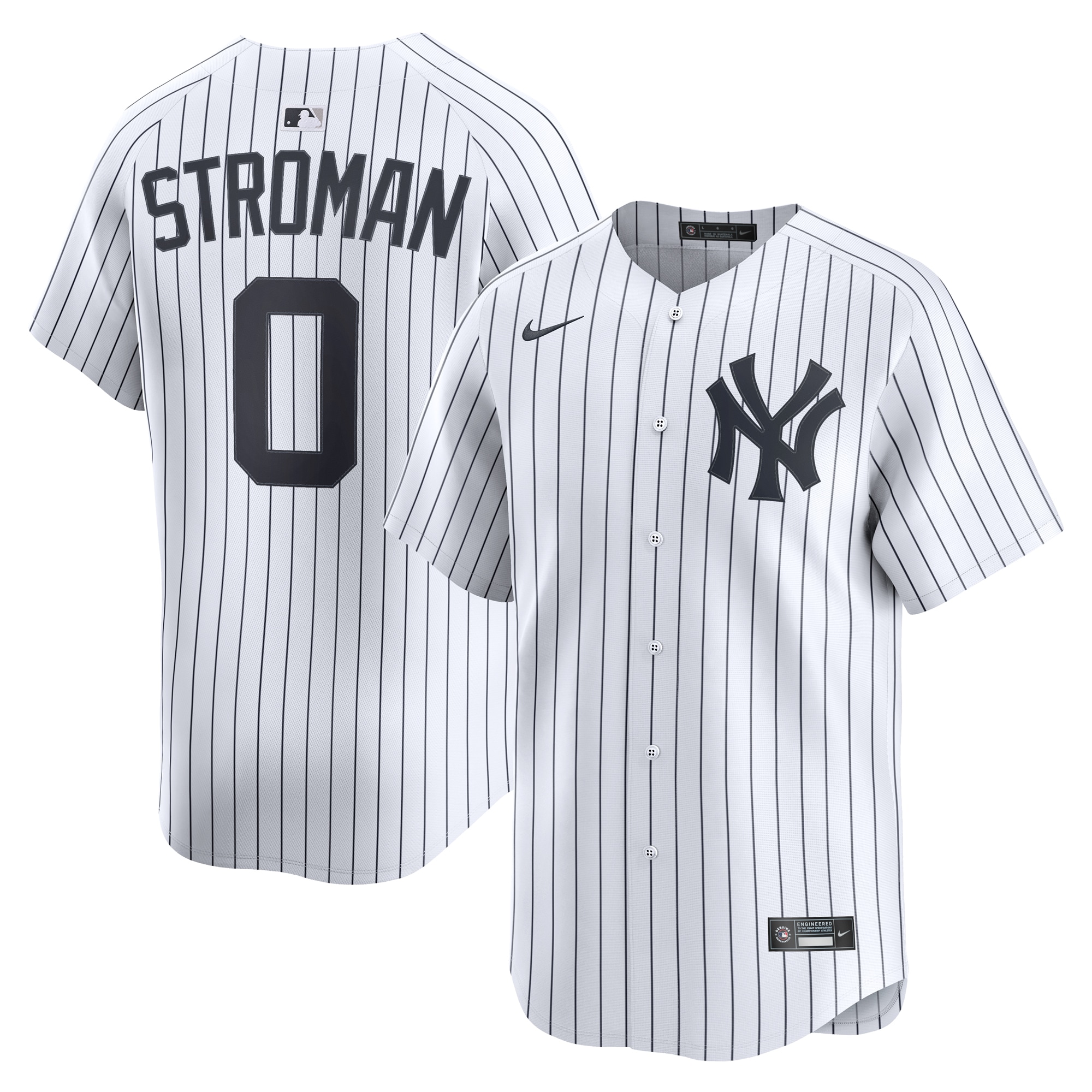 Men's New York Yankees Marcus Stroman White Home Limited Player Jersey 