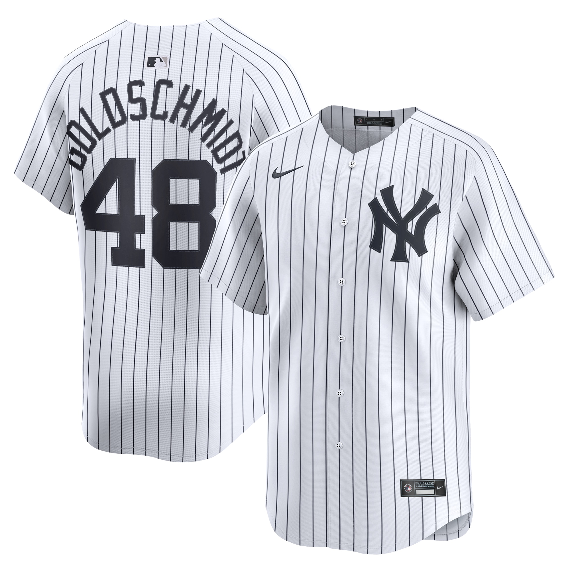Men's New York Yankees Paul Goldschmidt White Home Limited Player Jersey 