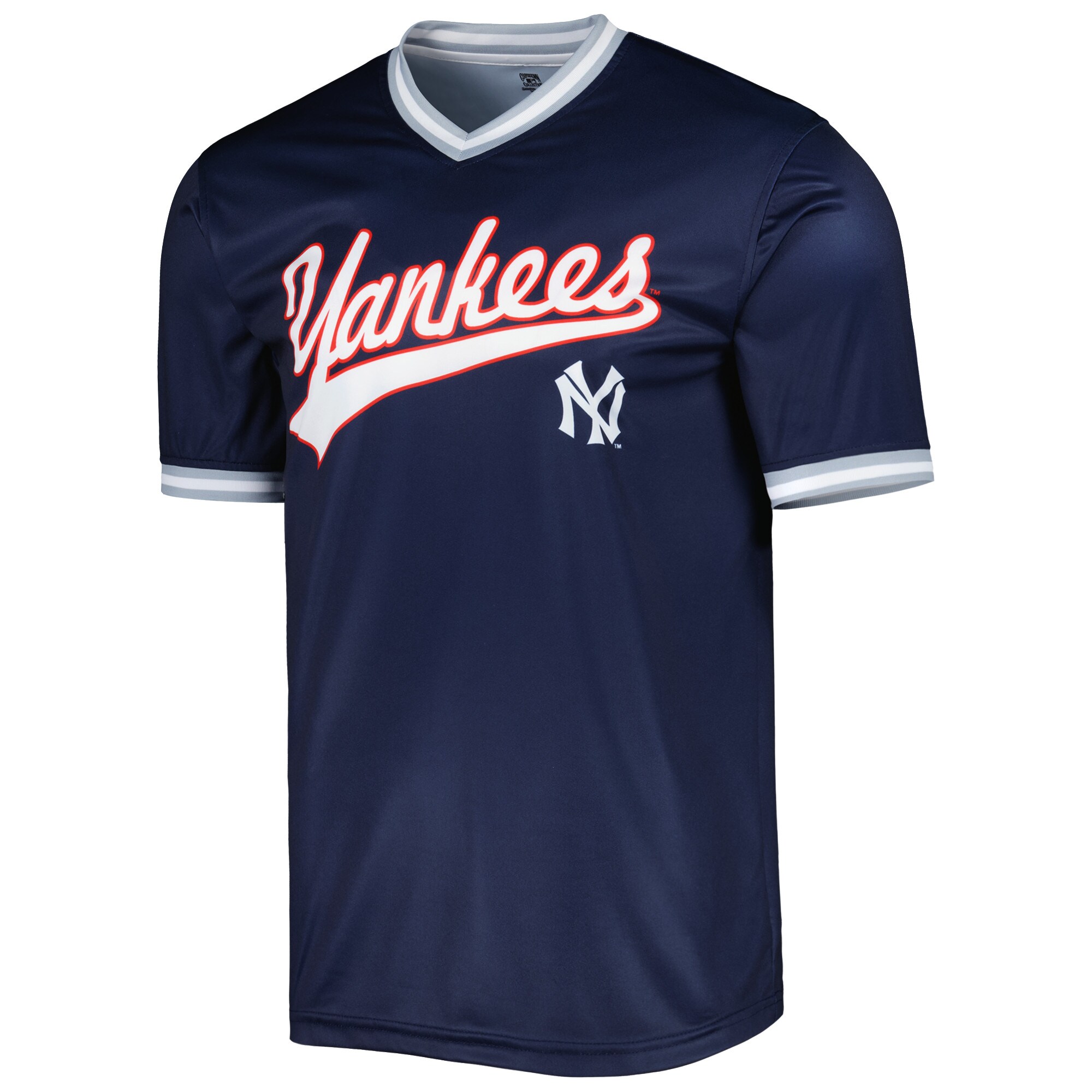 Alternative view of Men's New York Yankees Stitches Navy Cooperstown Collection Team Jersey 