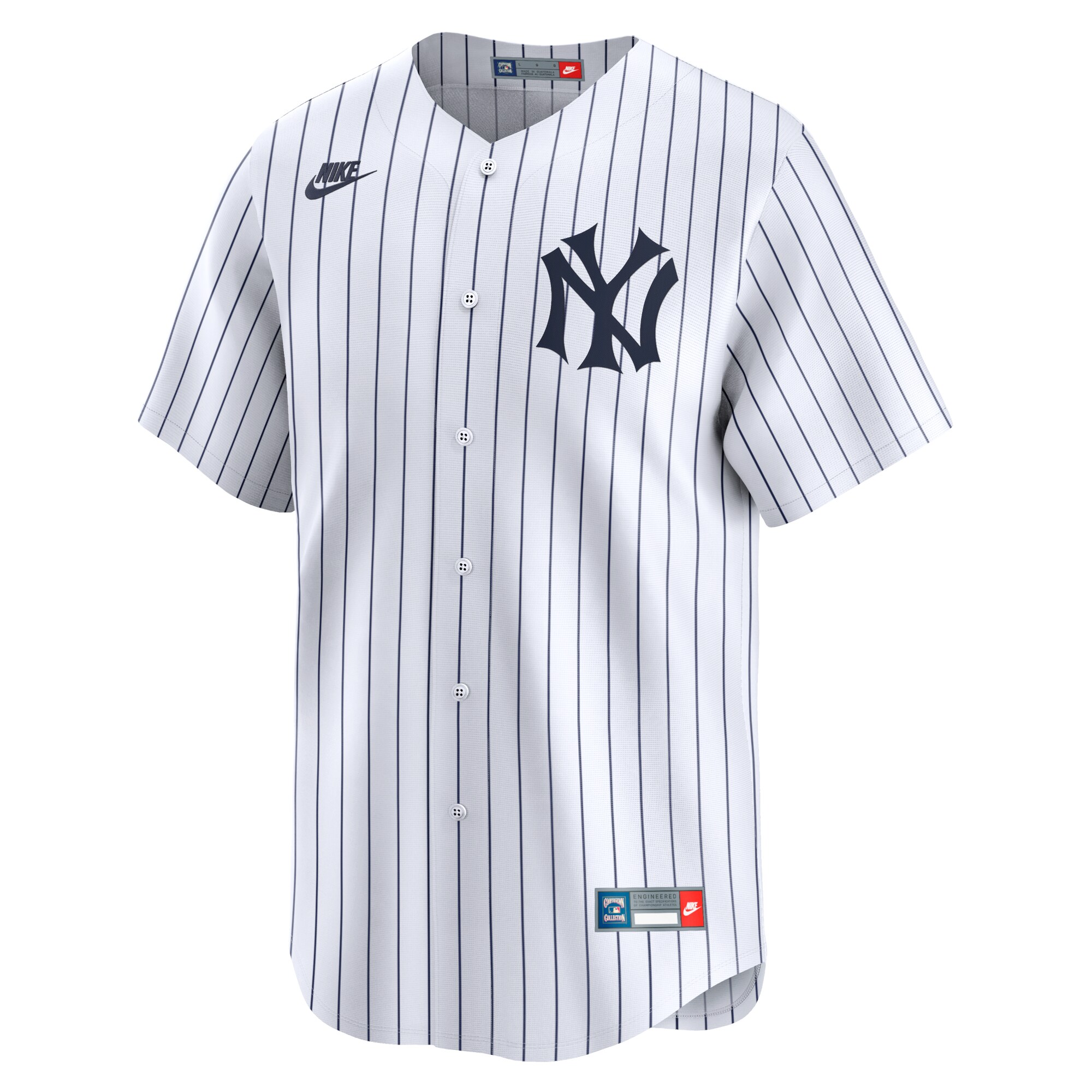 Alternative view of Men's New York Yankees White Cooperstown Collection Limited Jersey 