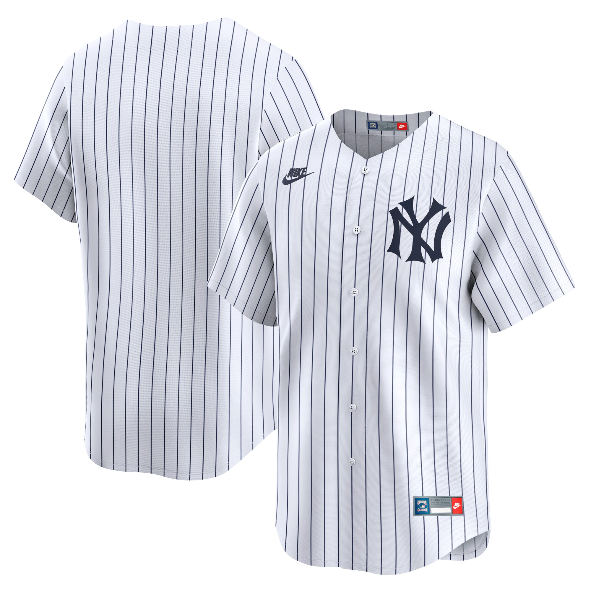 Men's New York Yankees White Cooperstown Collection Limited Jersey 
