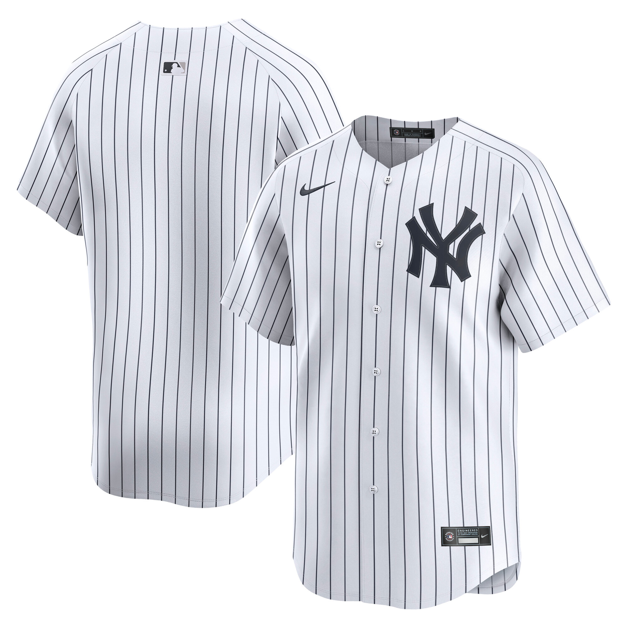 Men's New York Yankees White Home Limited Jersey 