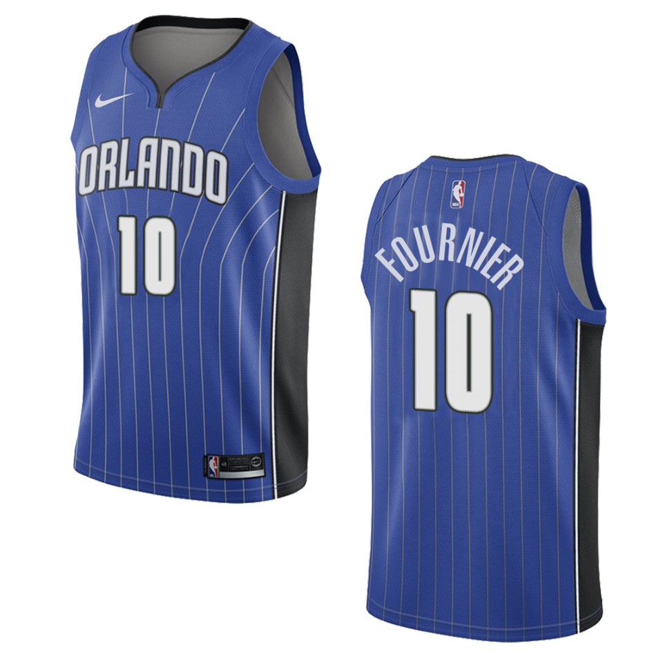Men's Orlando Magic #10 Evan Fournier Icon Swingman Jersey - Blue