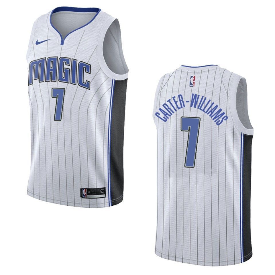 Men's Orlando Magic 7 Michael Carter-williams Association Swingman Jersey - White - JS211 