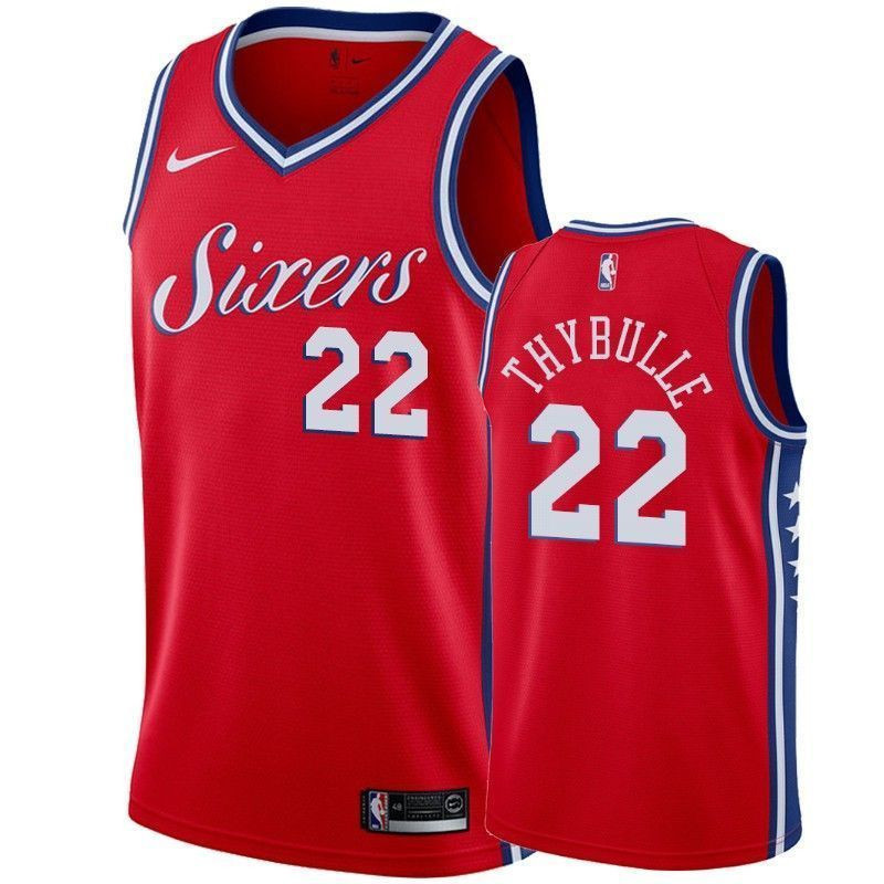 Men's Philadelphia 76ers Matisse Thybulle 22 Statet Jersey - JS950 
