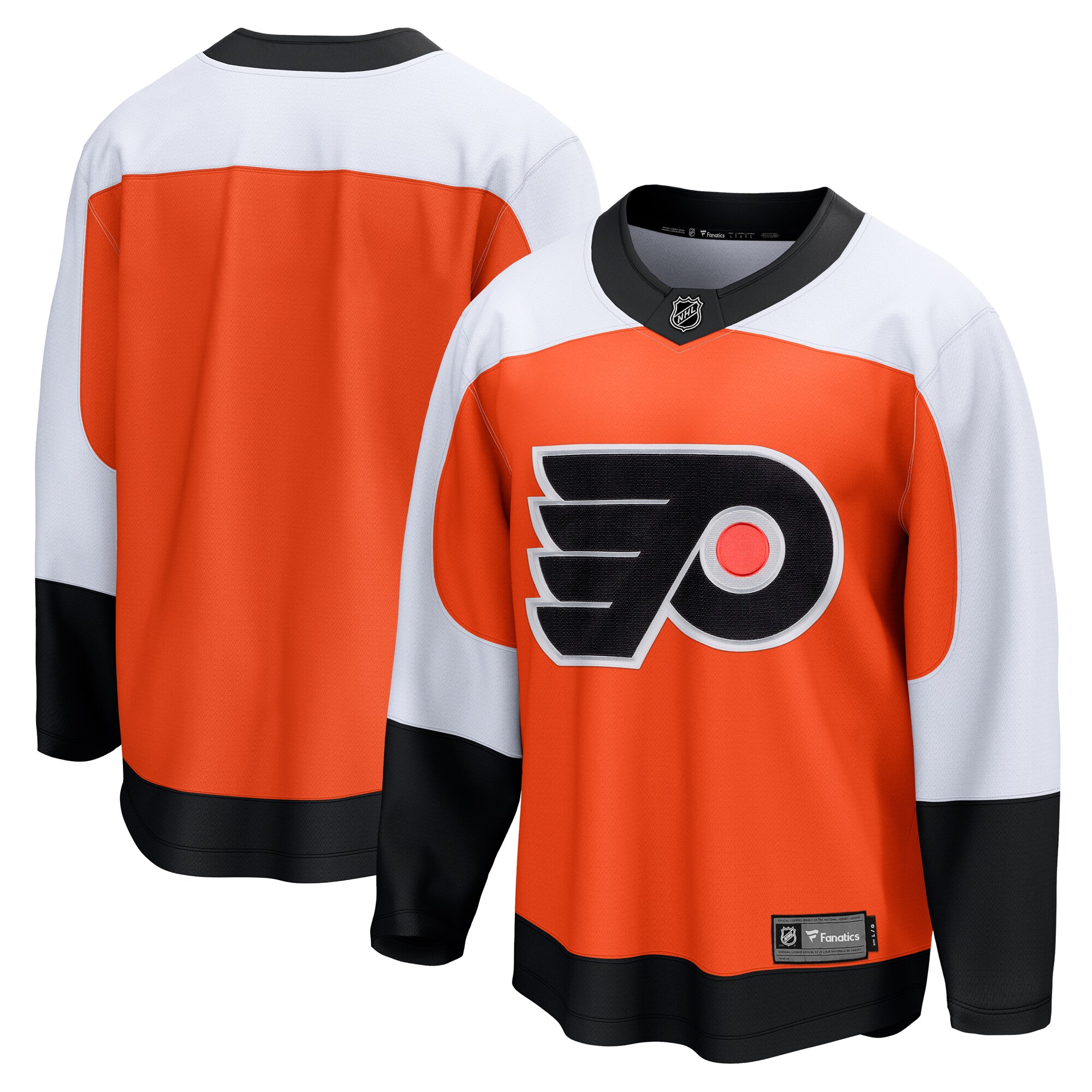 Men's Philadelphia Flyers Burnt Orange Home Premier Breakaway Jersey - JS632 