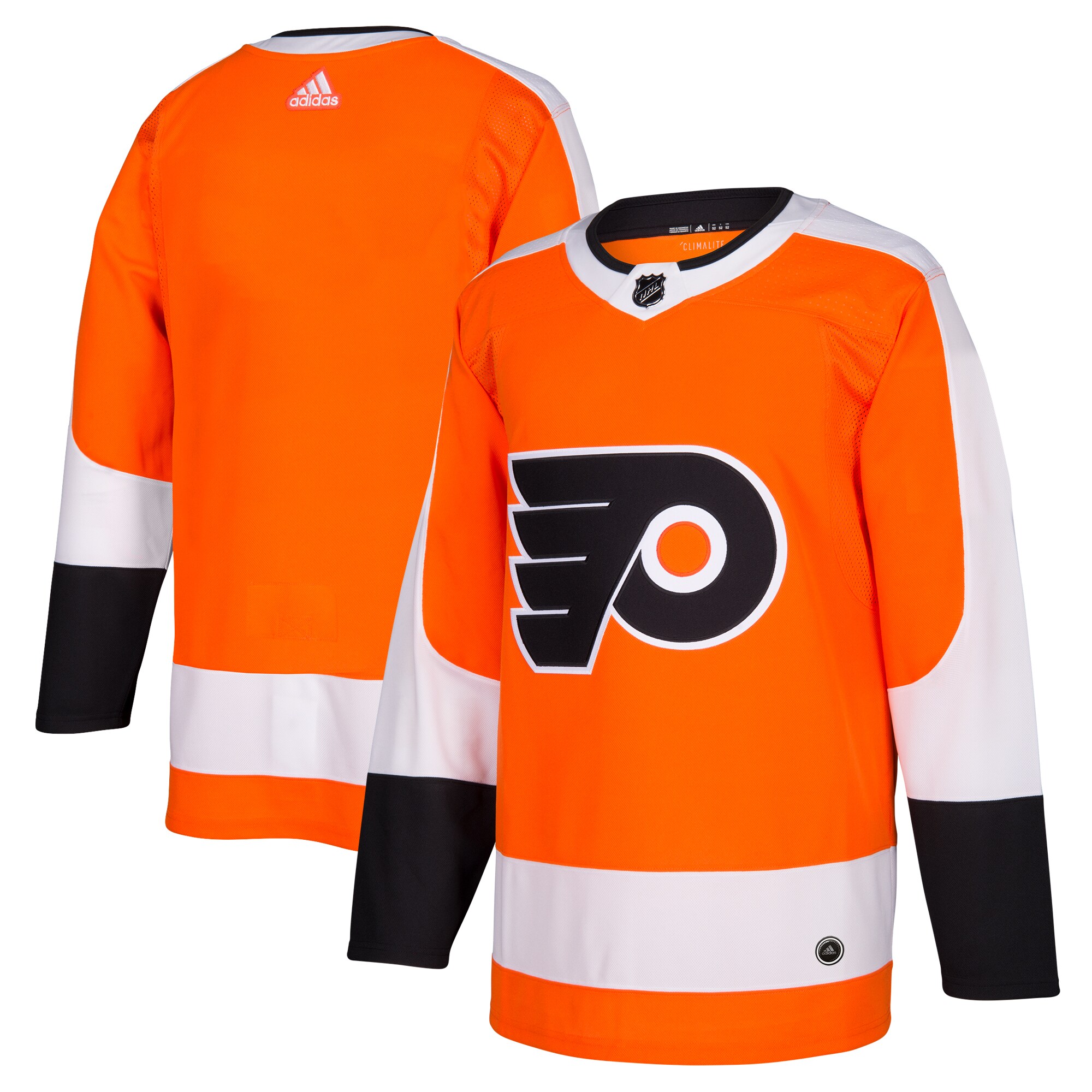 Men's Philadelphia Flyers Orange Home Blank Jersey - JS411 
