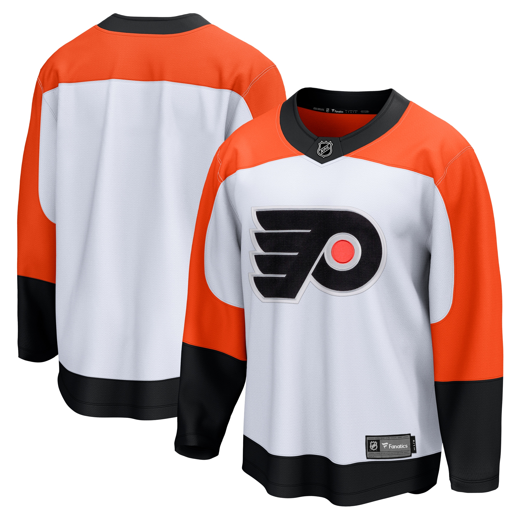 Men's Philadelphia Flyers White Away Premier Breakaway Jersey - JS618 