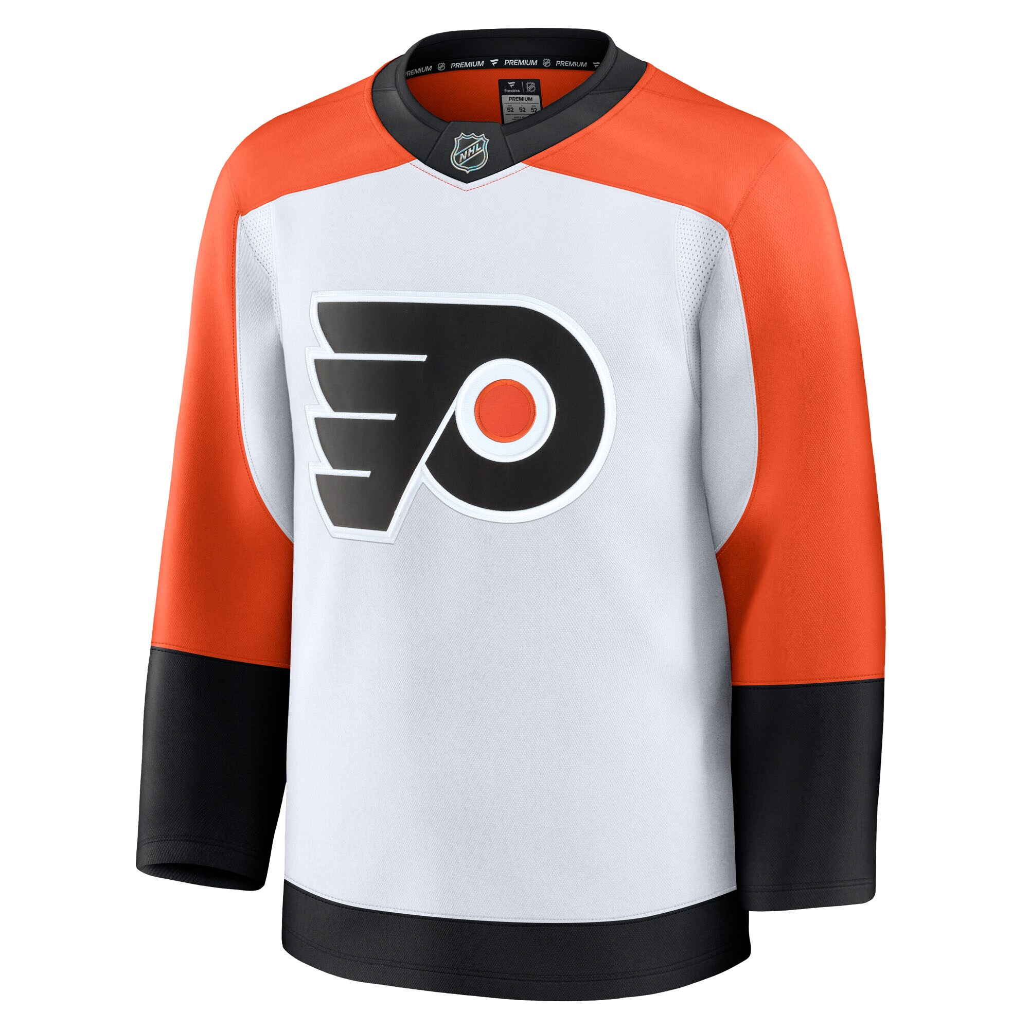 Alternative view of Men's Philadelphia Flyers White Away Premium Jersey - JS982 