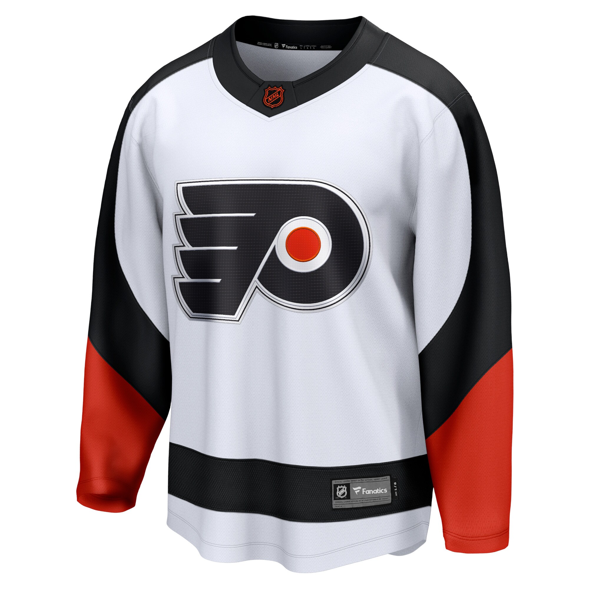 Alternative view of Men's Philadelphia Flyers White Special Edition 2.0 Breakaway Blank Jersey - JS980 