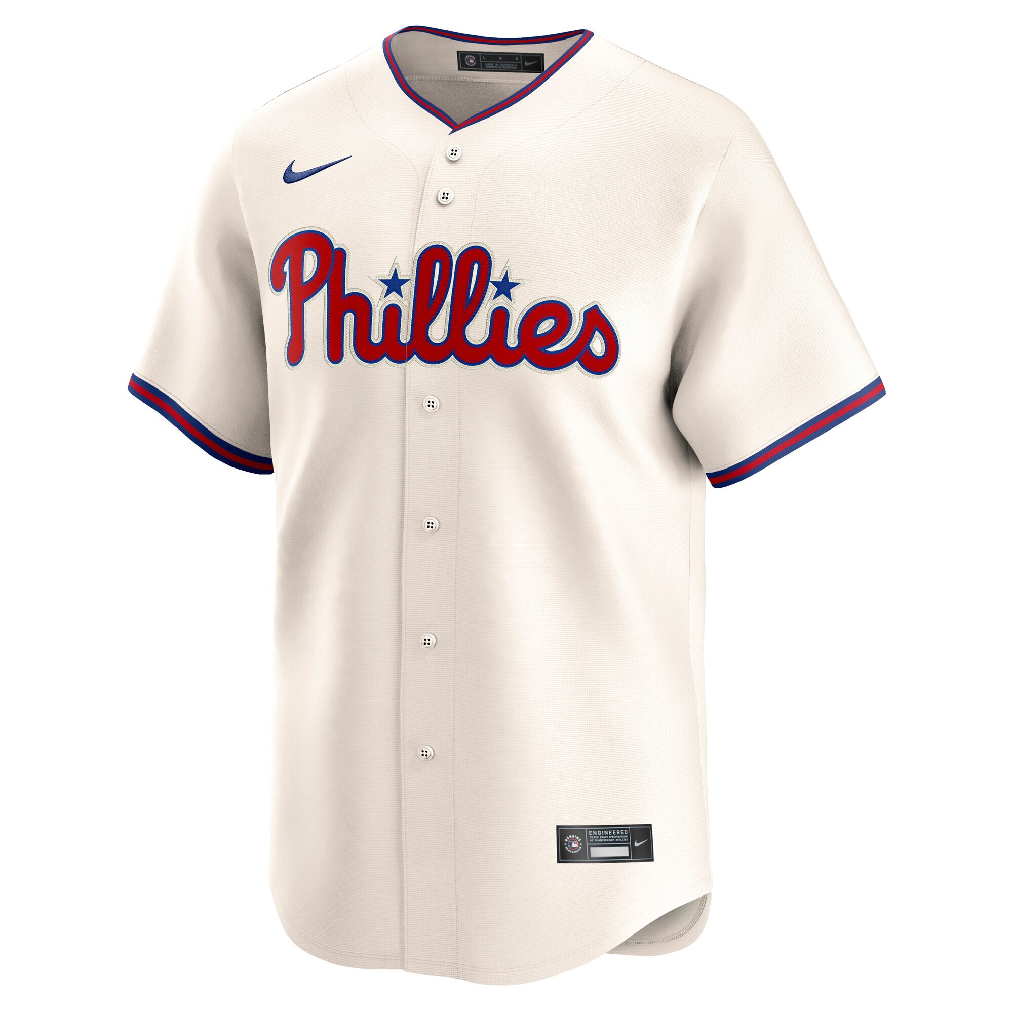 Alternative view of Men's Philadelphia Phillies Bryce Harper Cream 3rd Alternate Limited Player Jersey 