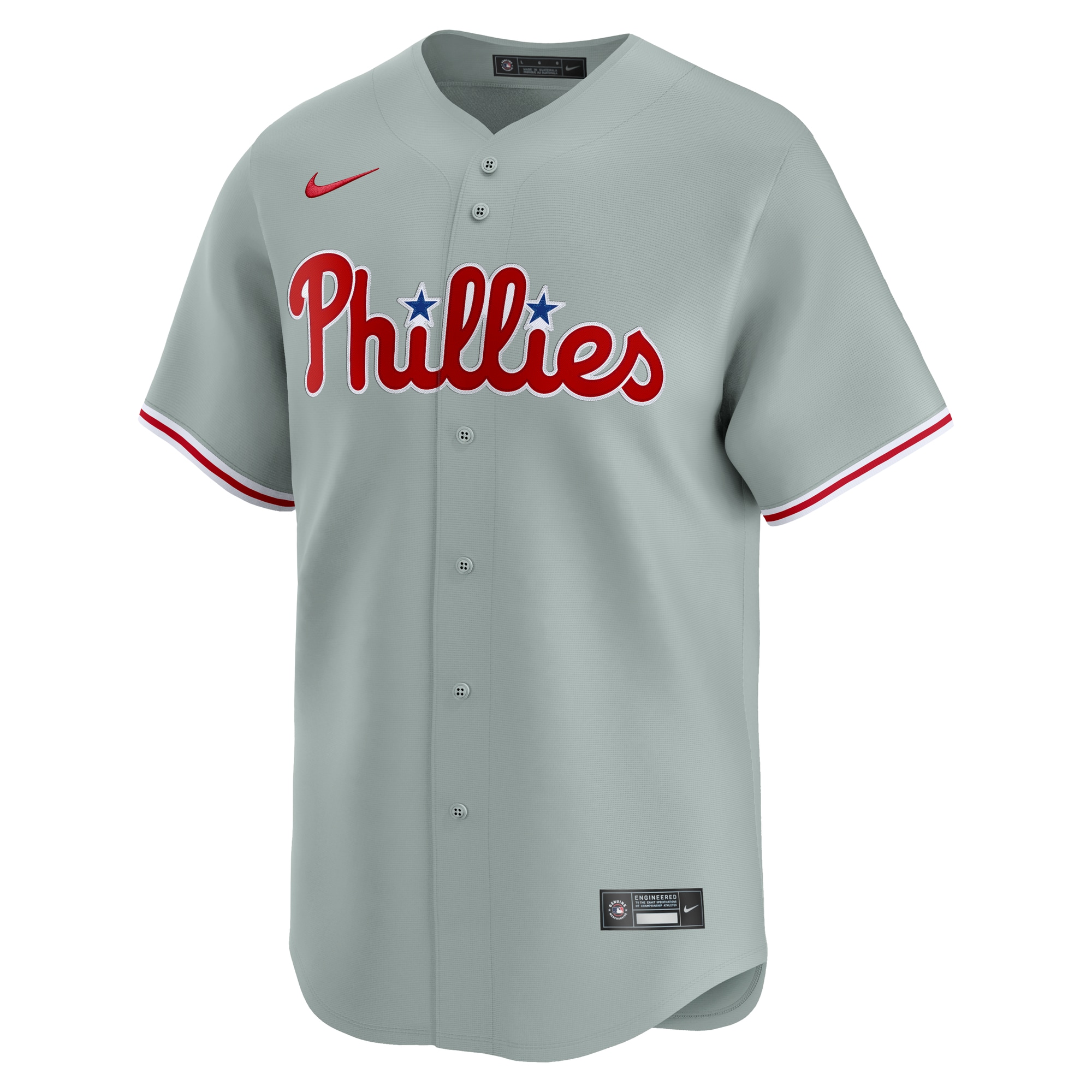 Alternative view of Men's Philadelphia Phillies Bryce Harper Gray Alternate Limited Player Jersey 