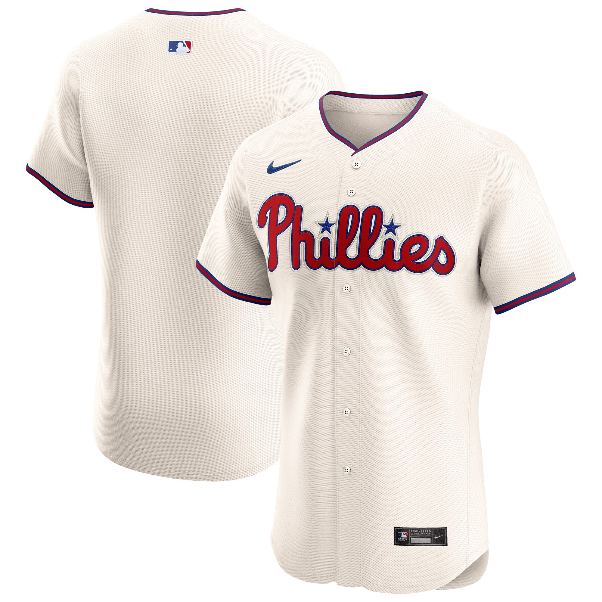 Men's Philadelphia Phillies Cream Alternate Elite Jersey 