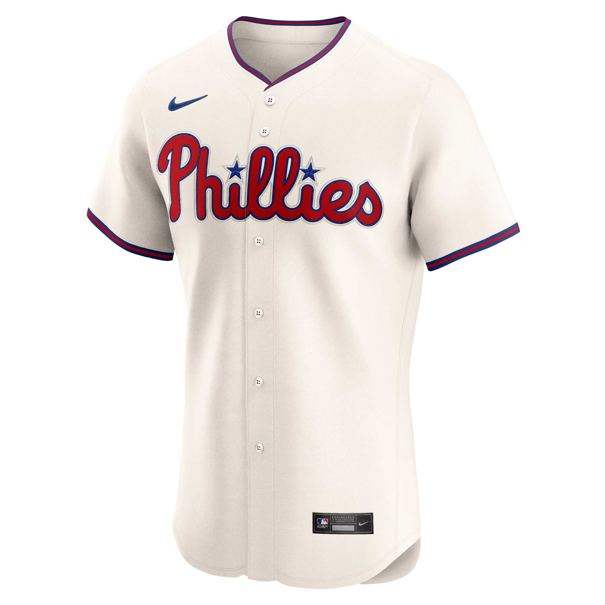 Alternative view of Men's Philadelphia Phillies Cream Alternate Elite Jersey 