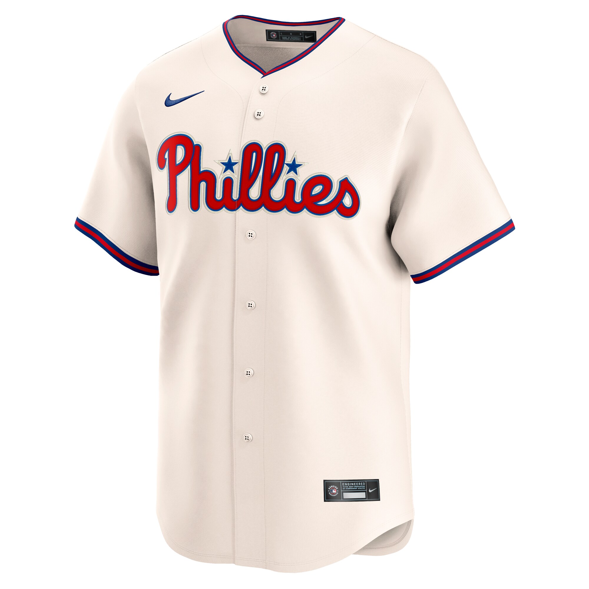 Alternative view of Men's Philadelphia Phillies Cream Alternate Limited Jersey 