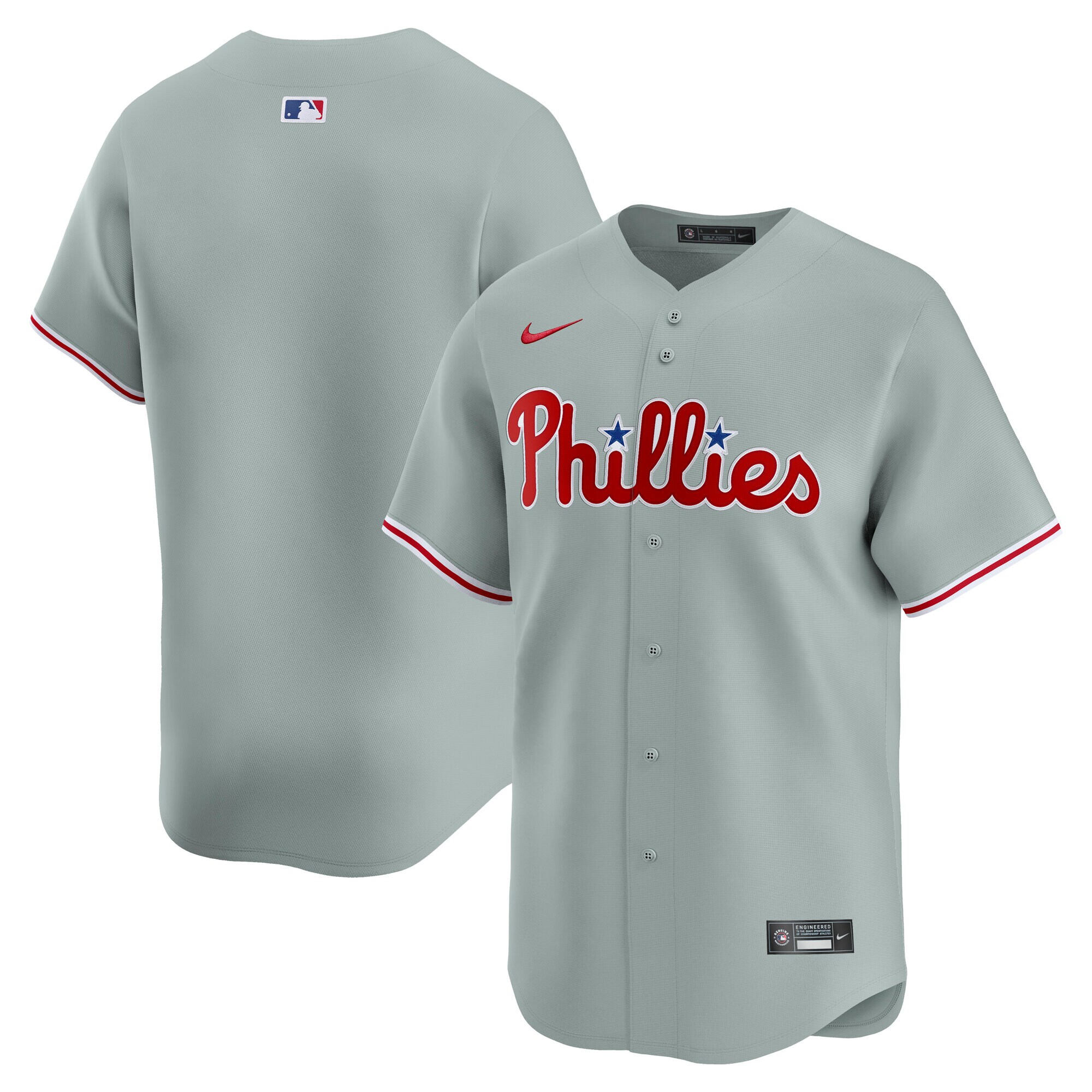 Men's Philadelphia Phillies Gray Away Limited Jersey 