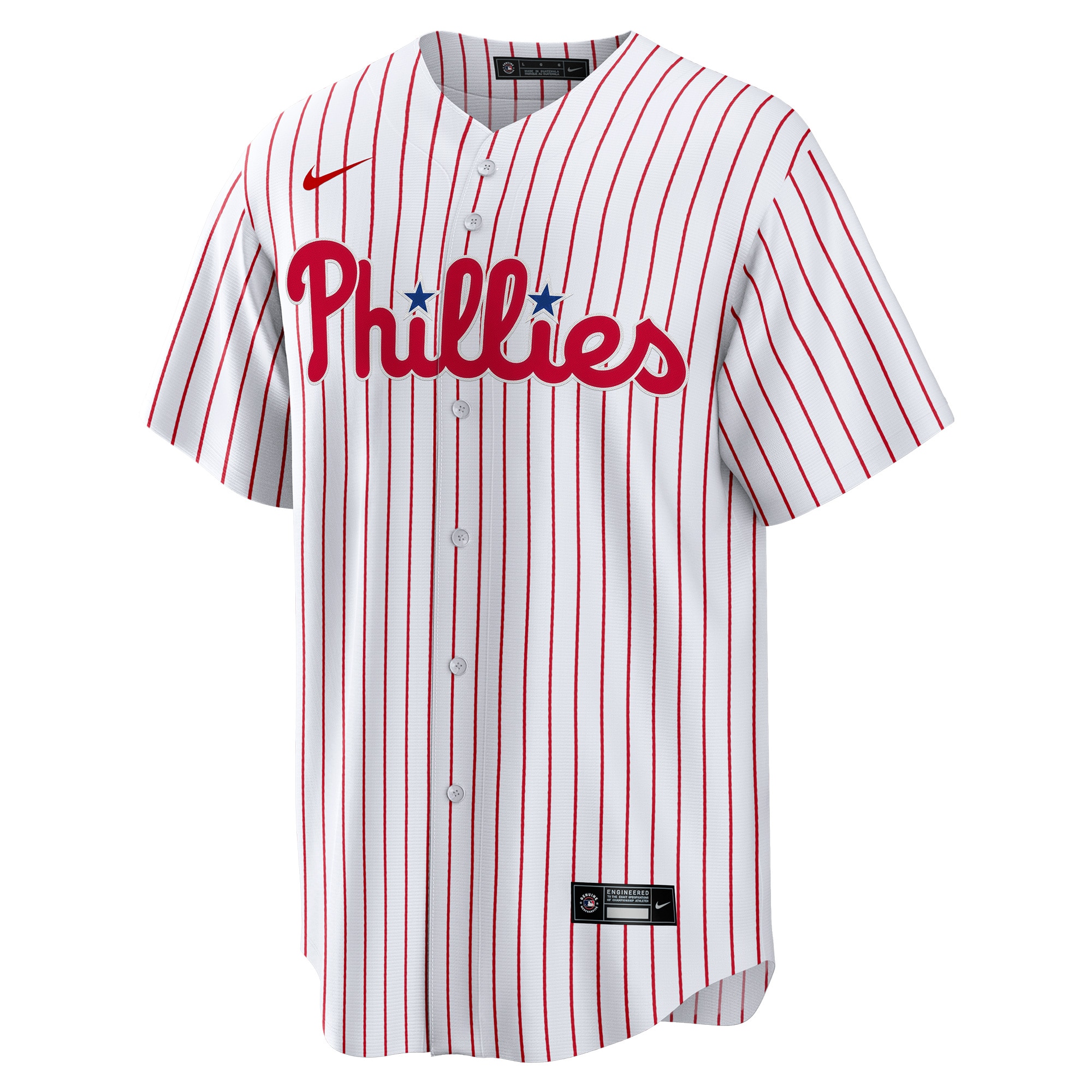 Alternative view of Men's Philadelphia Phillies Ranger Suárez White Home Player Jersey 