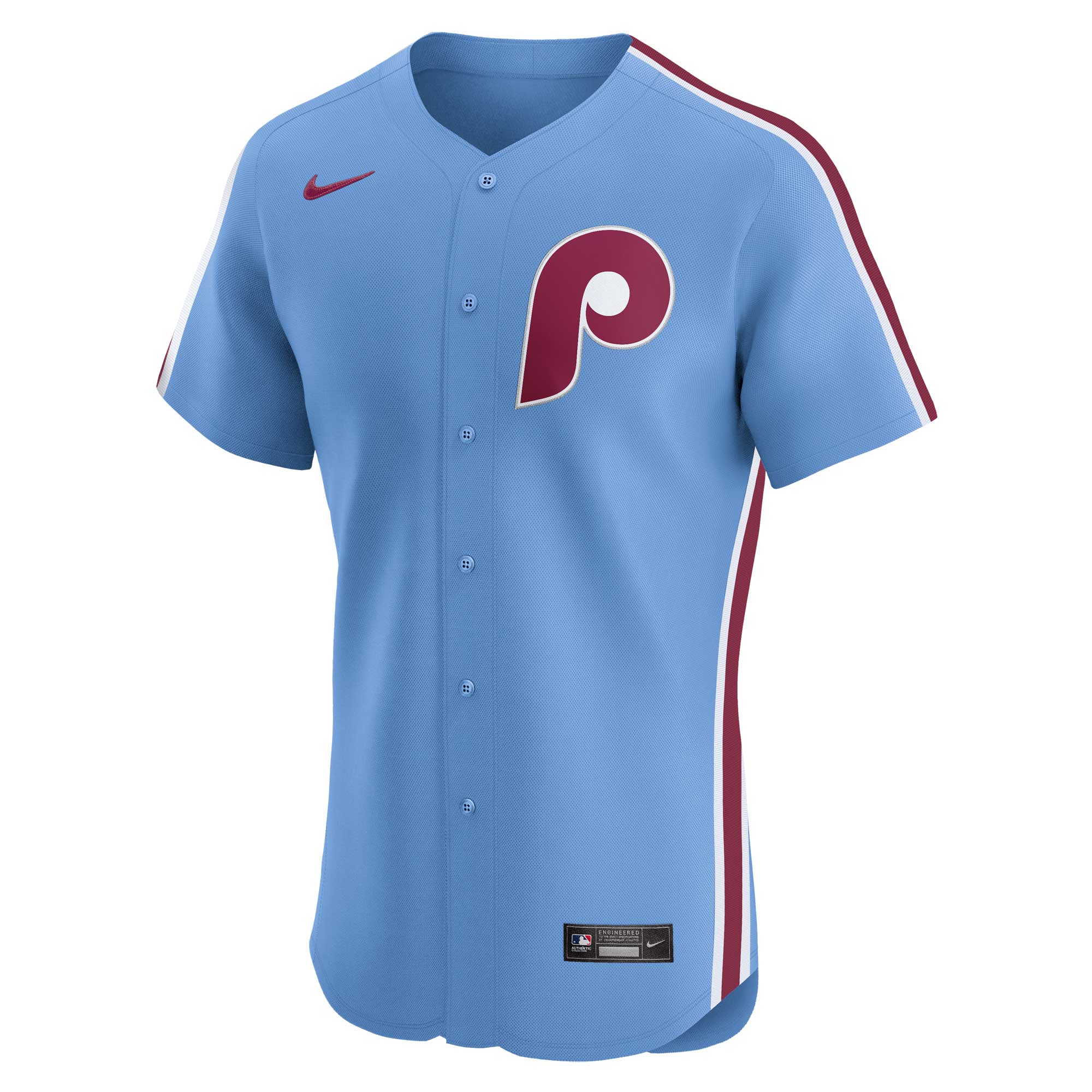 Alternative view of Men's Philadelphia Phillies Royal Alternate Elite Jersey 