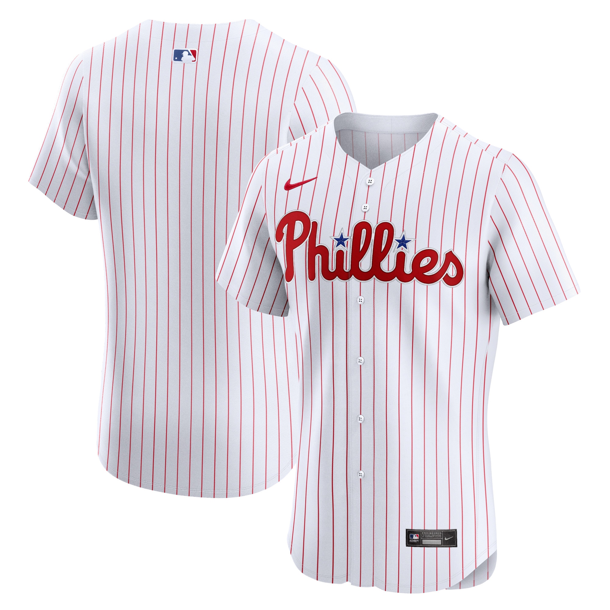 Men's Philadelphia Phillies White Home Elite Jersey 
