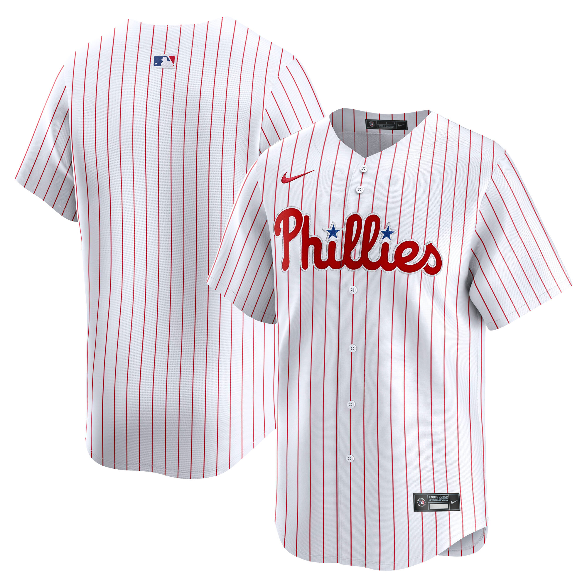 Men's Philadelphia Phillies White Home Limited Jersey 