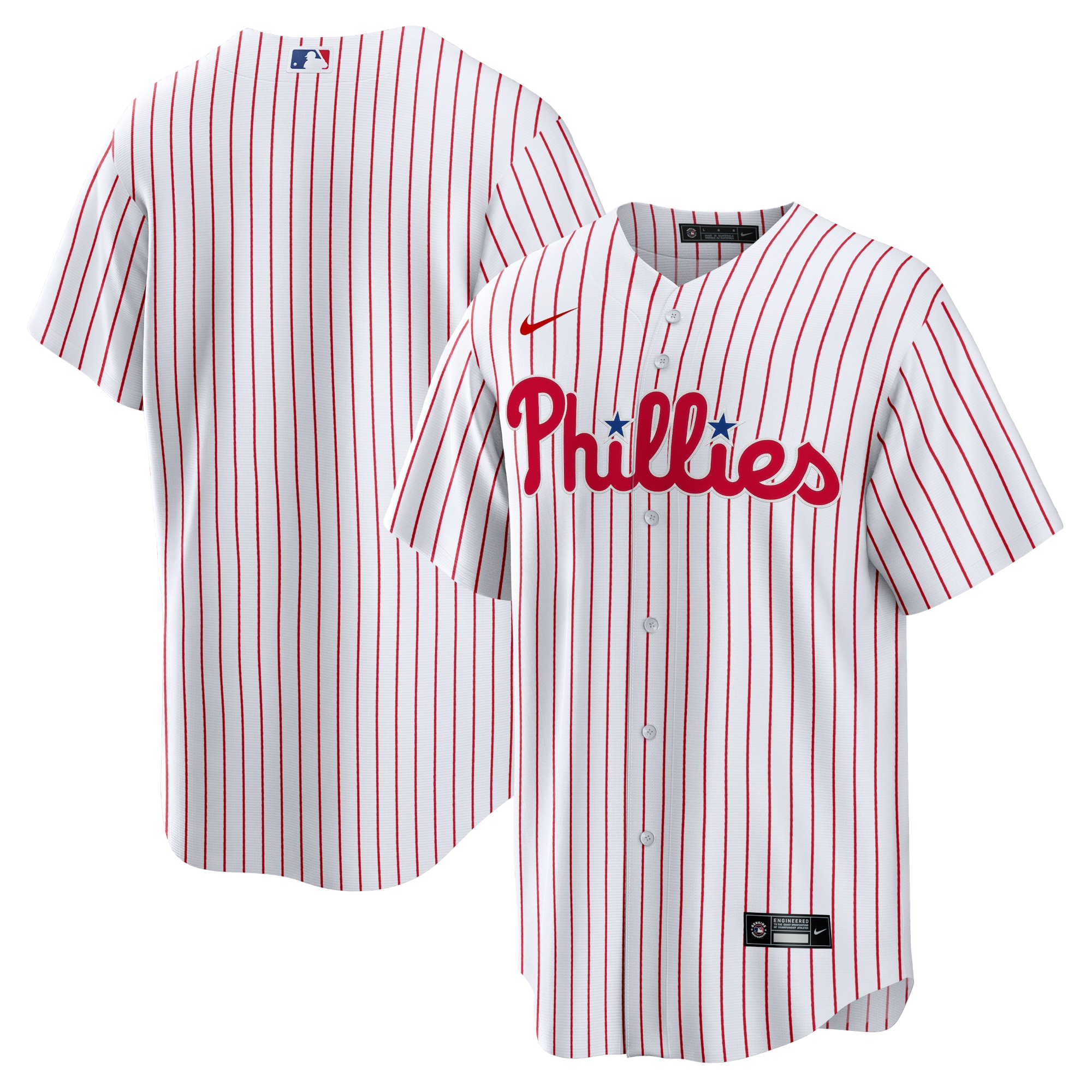 Men's Philadelphia Phillies White Home Team Jersey 