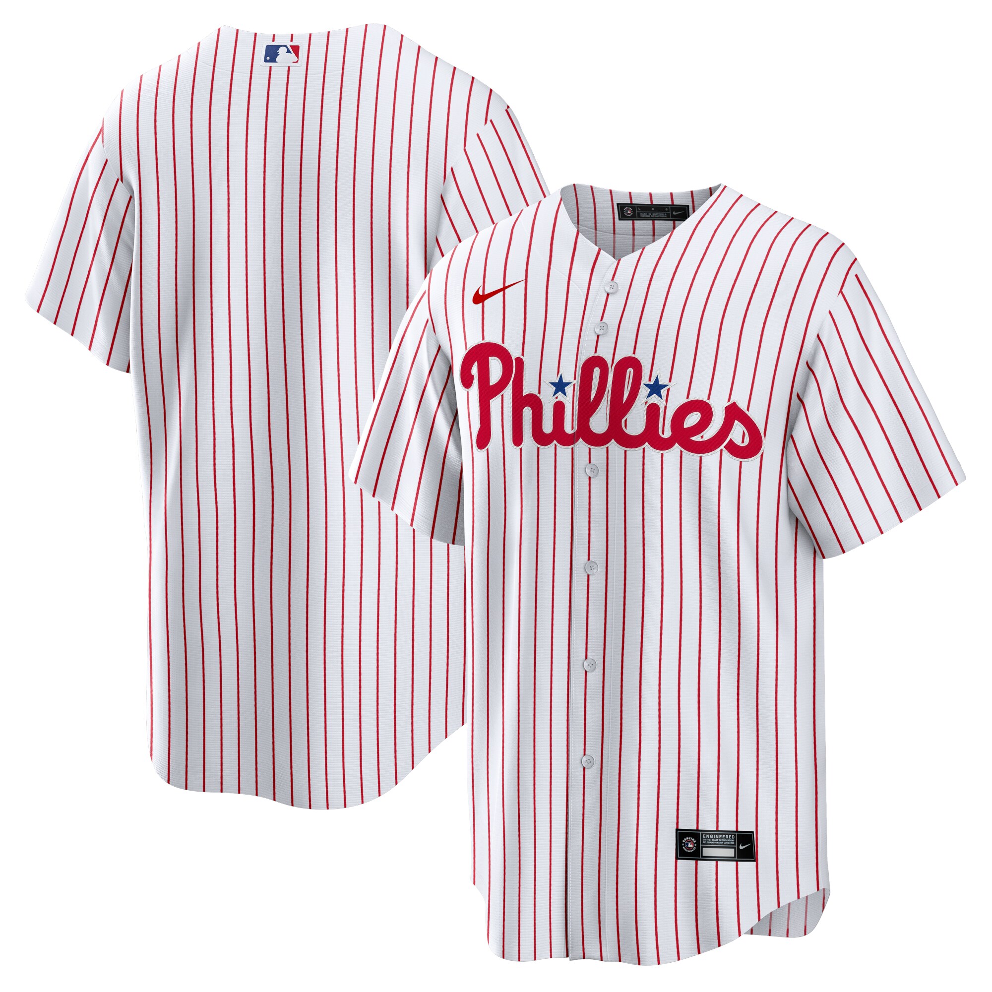 Men's Philadelphia Phillies White Home Team Jersey 