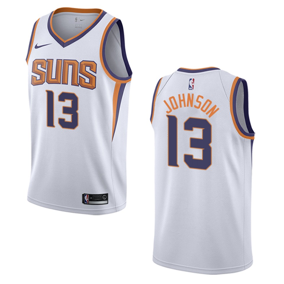 Men's Phoenix Suns #13 Cameron Johnson Association Swingman Jersey - White