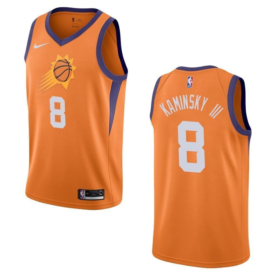 Men's Phoenix Suns 8 Frank Kaminsky Iii Statement Swingman Jersey - Orange - JS220 