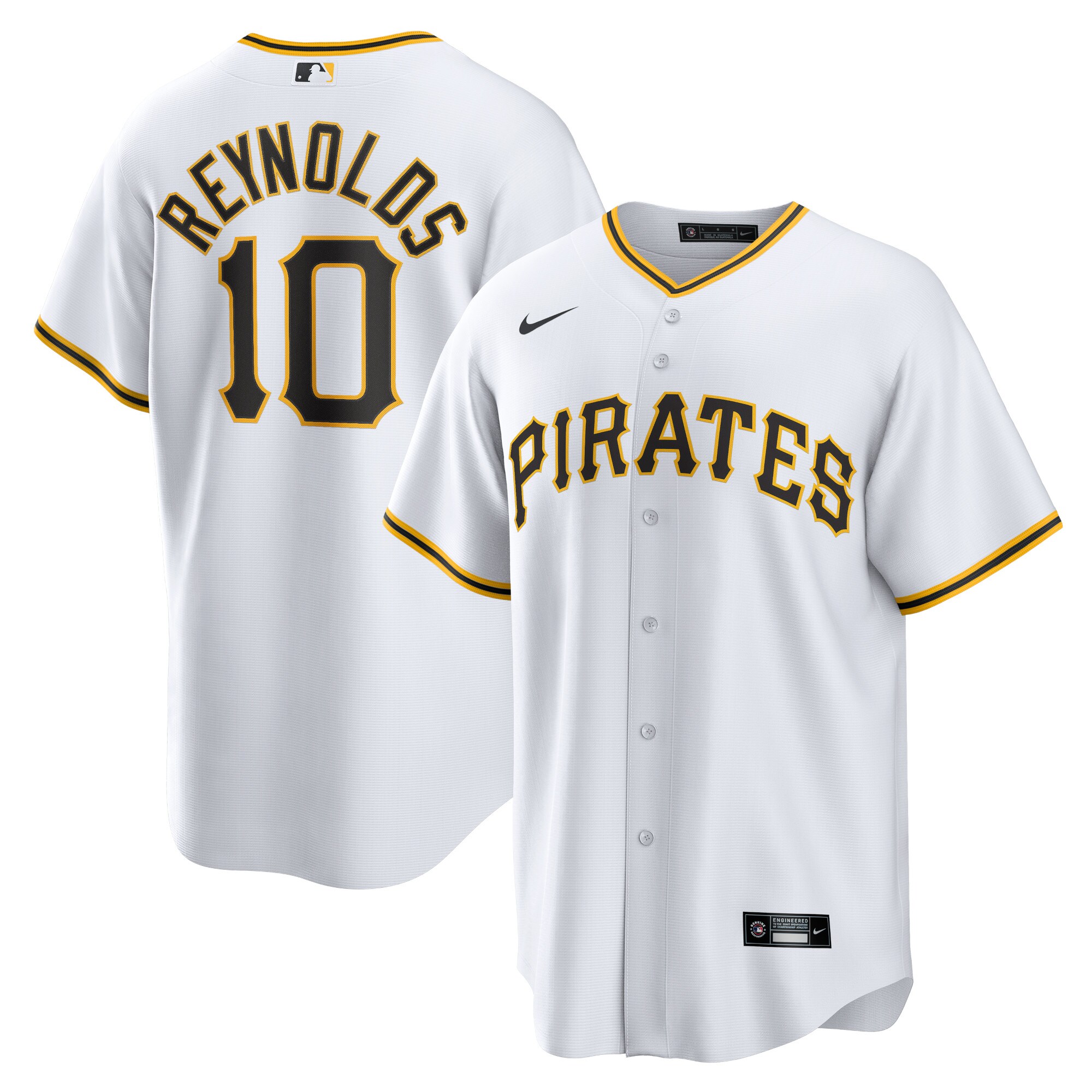 Men's Pittsburgh Pirates Bryan Reynolds White Player Jersey 