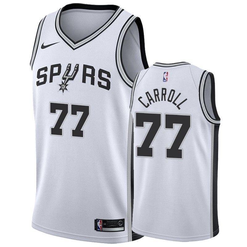 Men's San Antonio Spurs Demarre Carroll 77 Association Jersey - JS386 