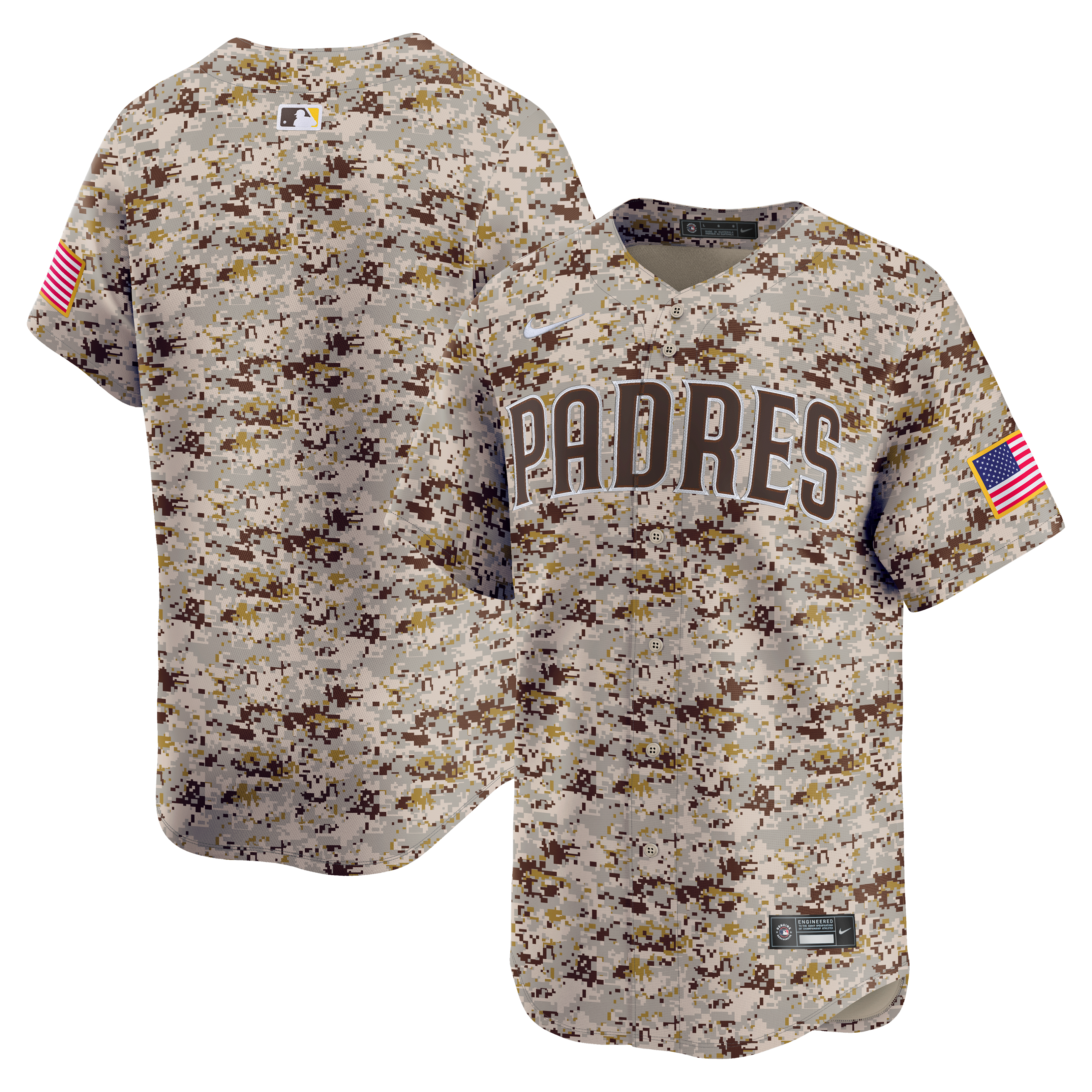 Men's San Diego Padres Camo Alternate Limited Jersey 