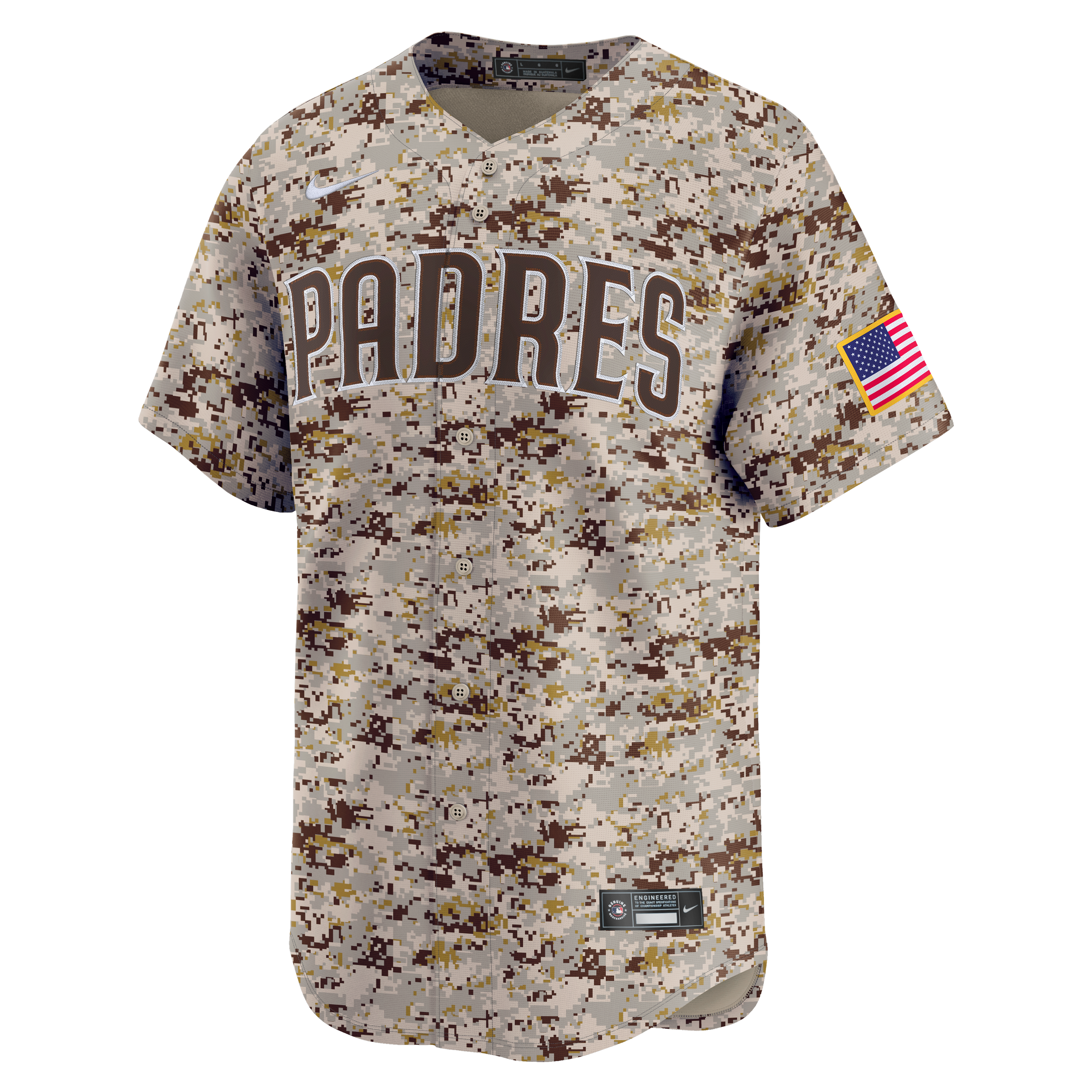 Alternative view of Men's San Diego Padres Camo Alternate Limited Jersey 