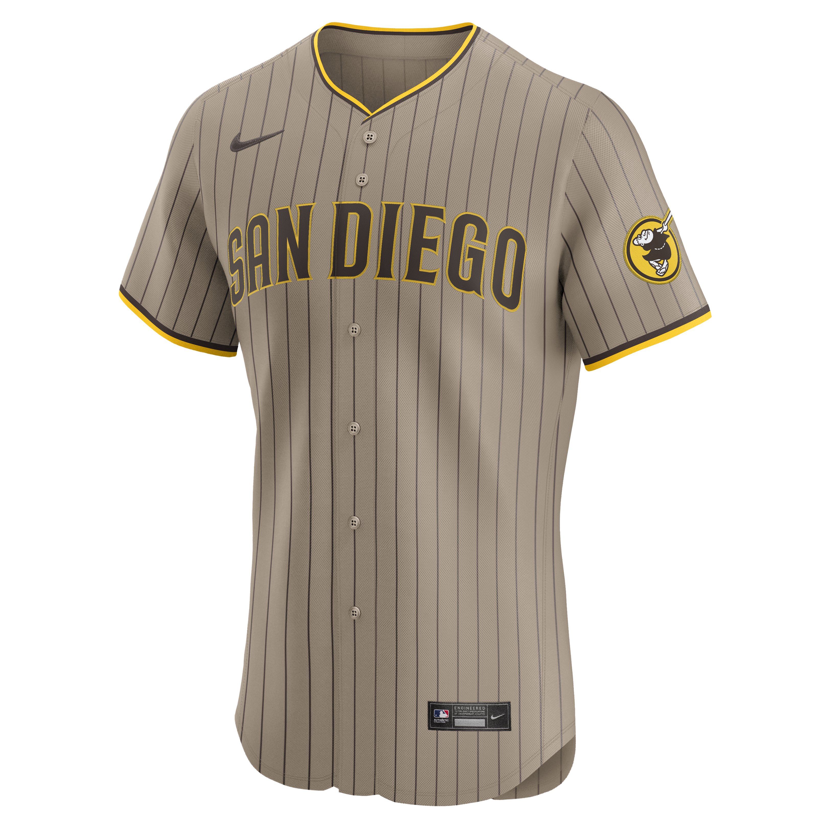Alternative view of Men's San Diego Padres Fernando Tatis Jr. Sand Alternate Elite Player Jersey 