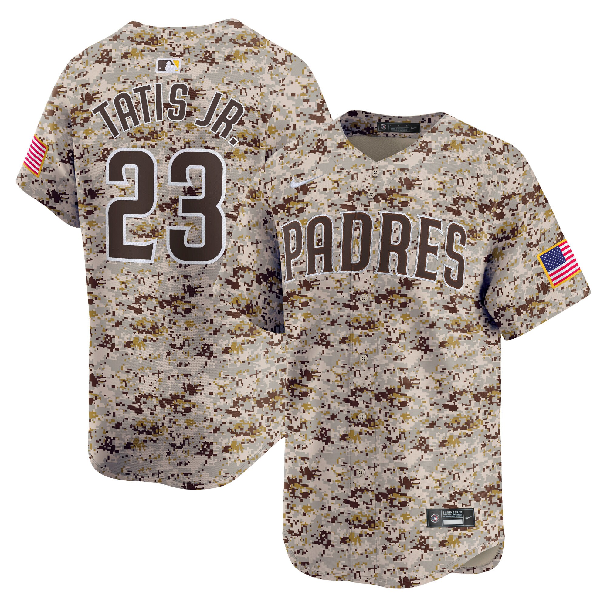 Men's San Diego Padres Fernando Tatis Jr. Tan 2nd Alternate Limited Player Jersey 