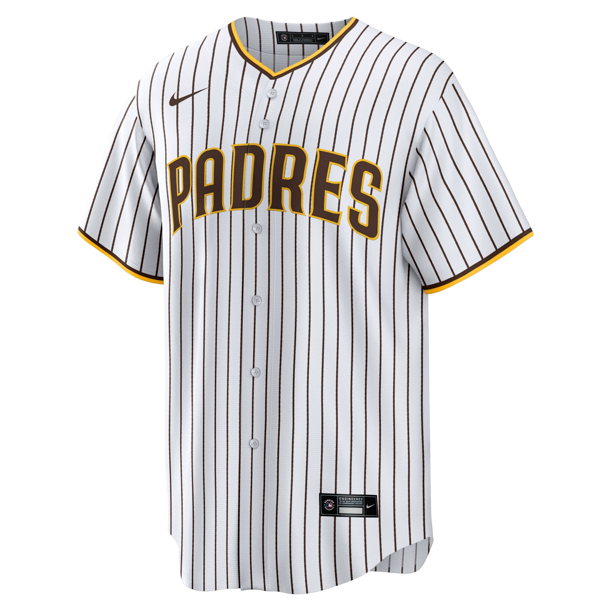 Alternative view of Men's San Diego Padres Fernando Tatis Jr. White Home Jersey 