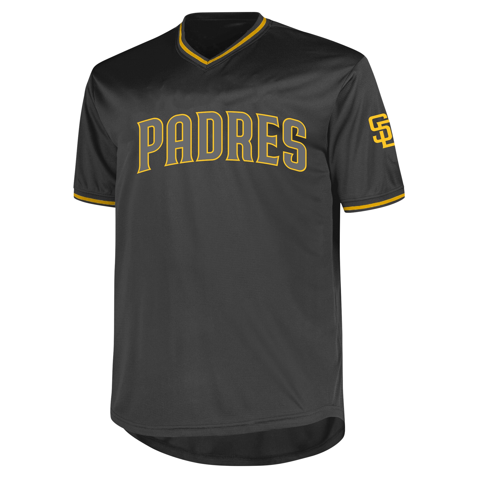 Alternative view of Men's San Diego Padres Profile Charcoal Big & Tall Pop Fashion Jersey 