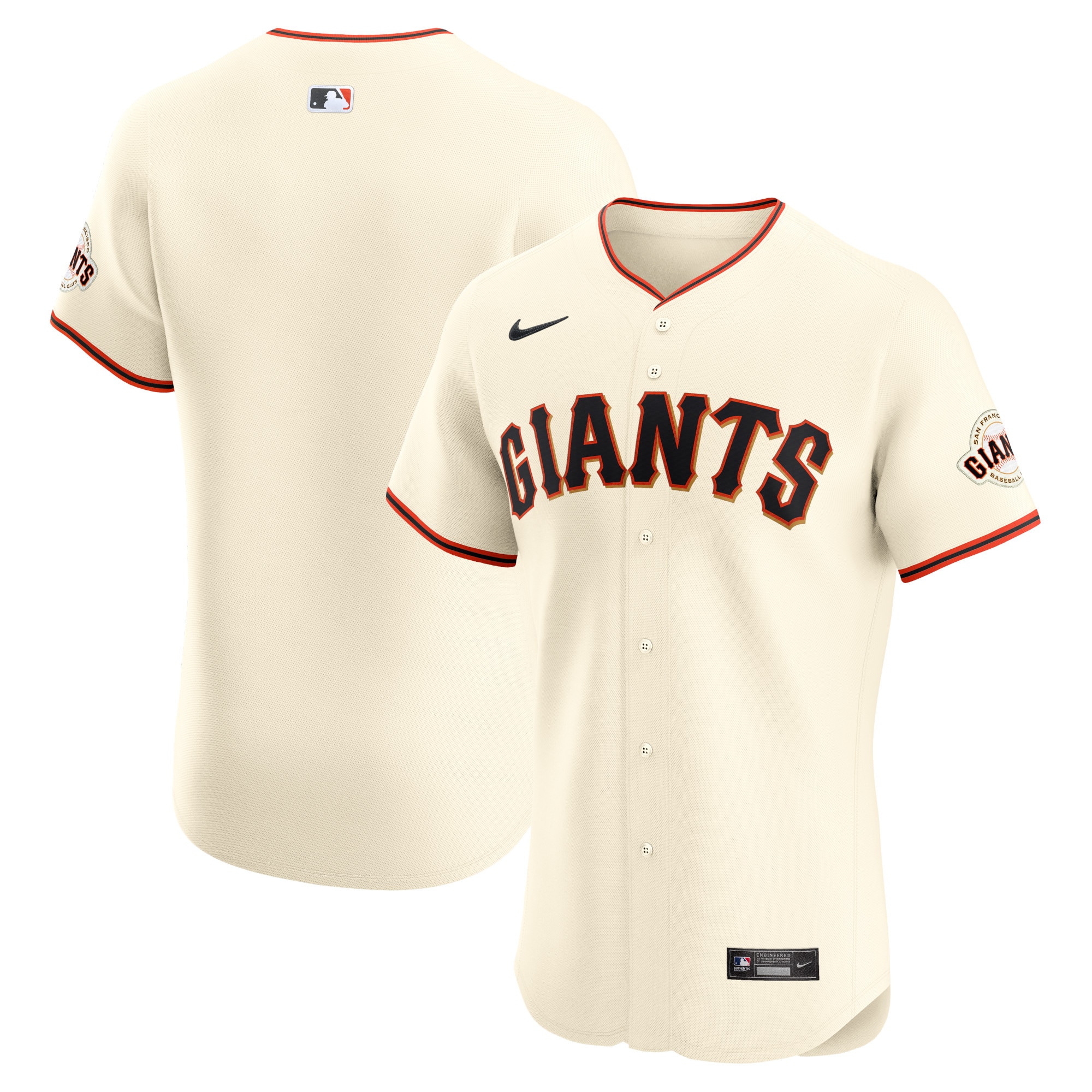 Men's San Francisco Giants Cream Elite Jersey 