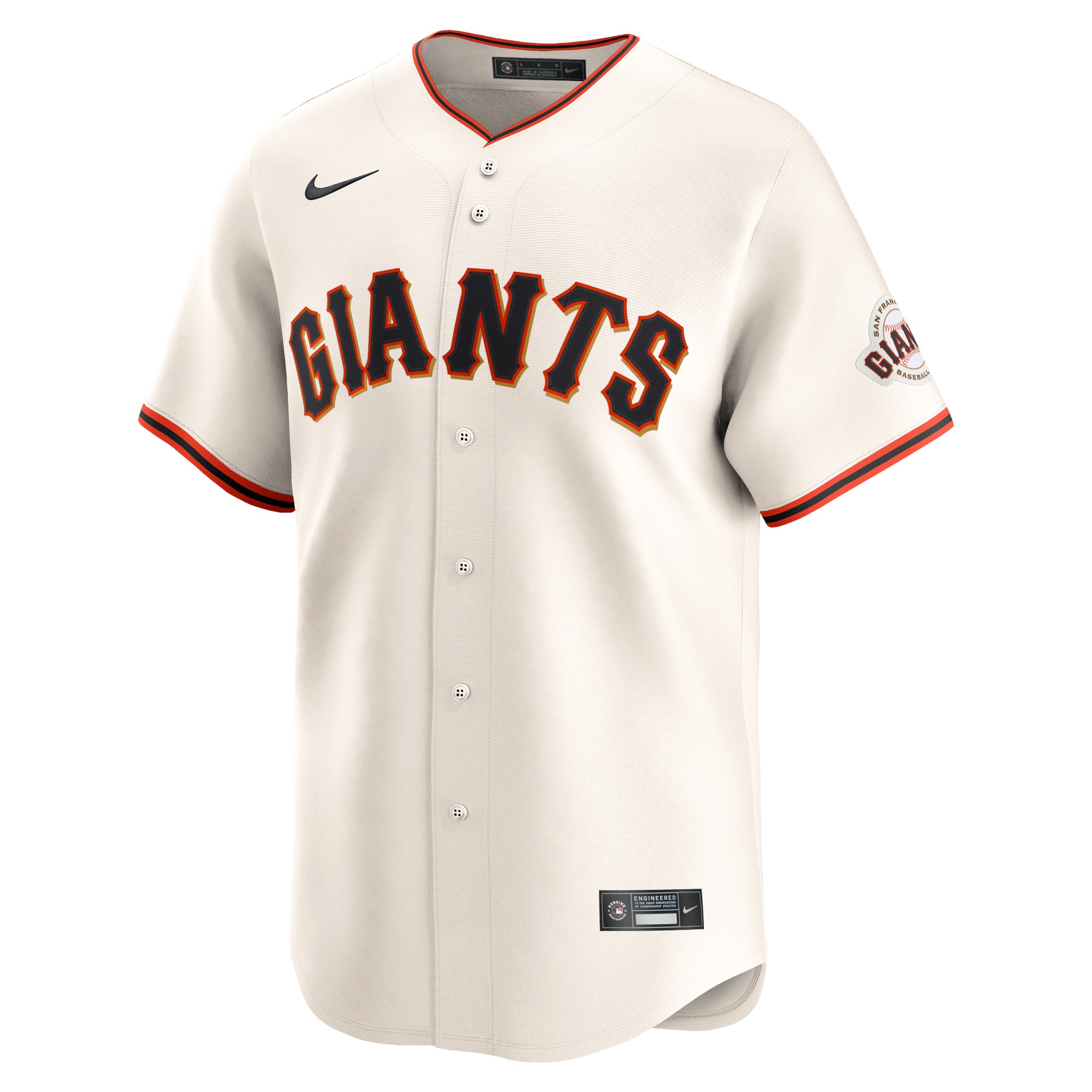 Alternative view of Men's San Francisco Giants Mike Yastrzemski Cream Home Limited Player Jersey 