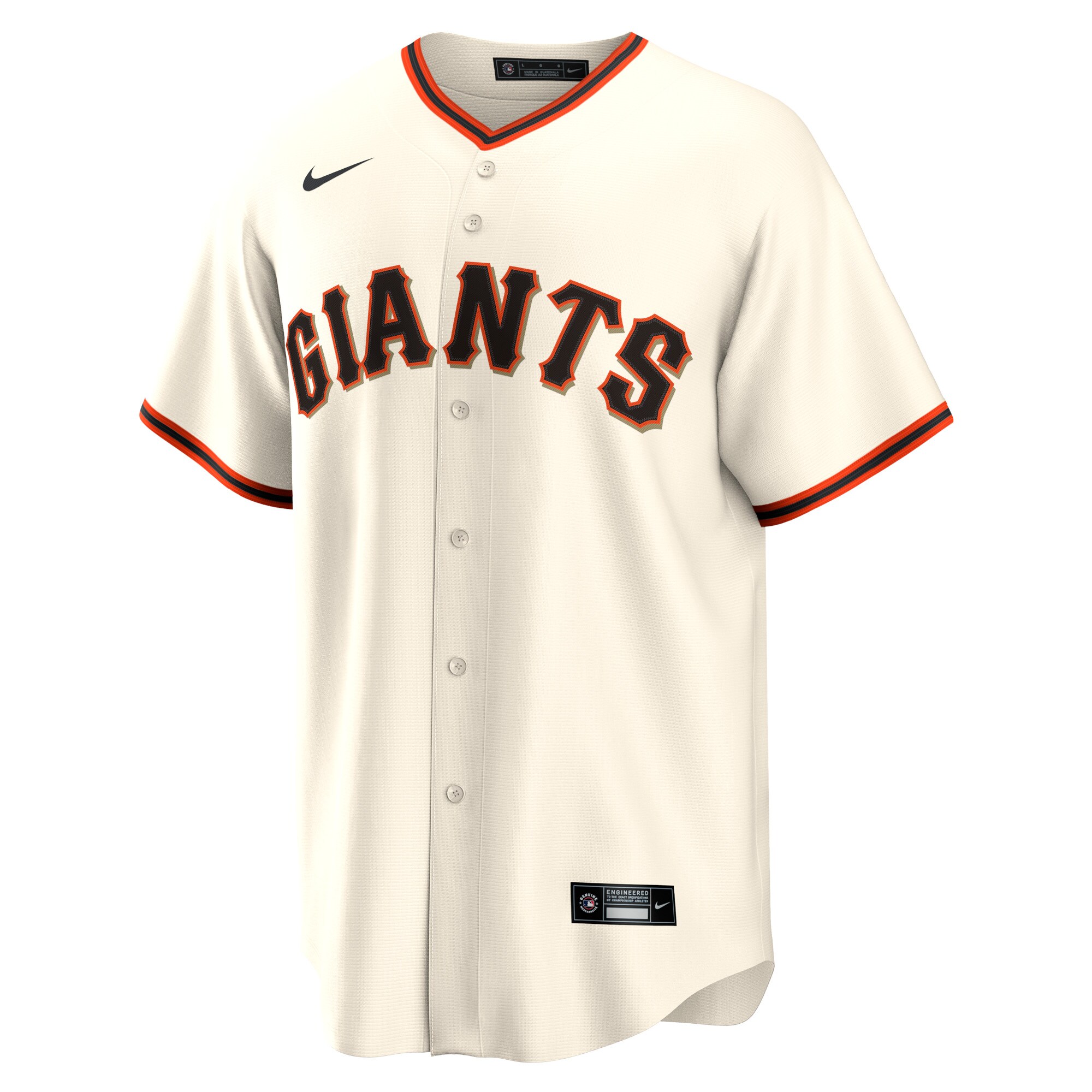 Alternative view of Men's San Francisco Giants Mike Yastrzemski Cream Home Player Jersey 
