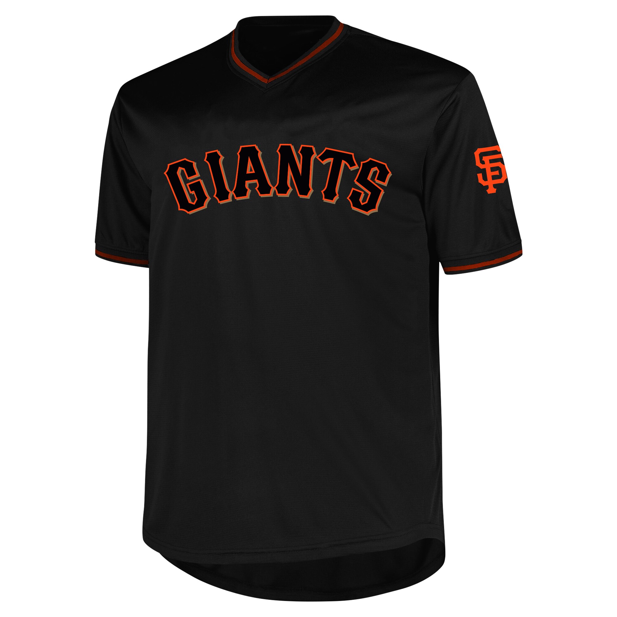 Alternative view of Men's San Francisco Giants Profile Black Big & Tall Pop Fashion Jersey 