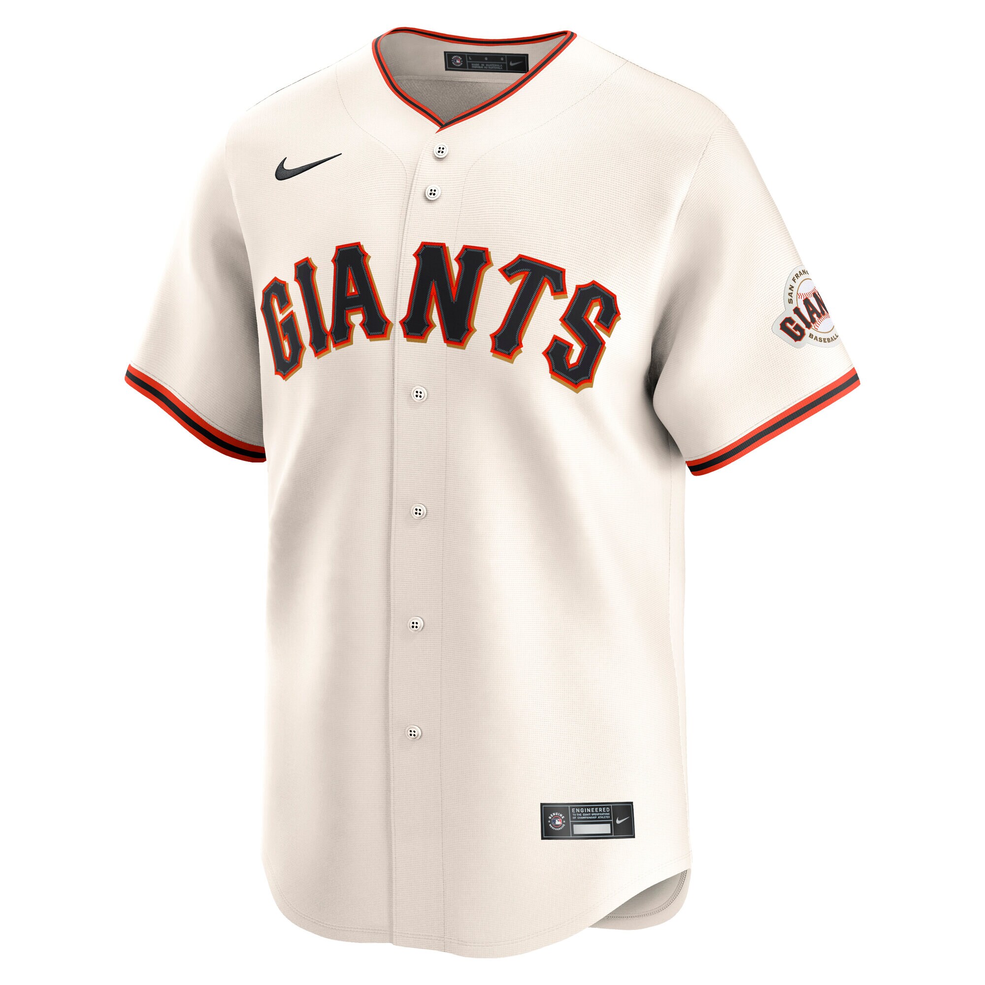 Alternative view of Men's San Francisco Giants Willy Adames Cream Alternate Limited Player Jersey 