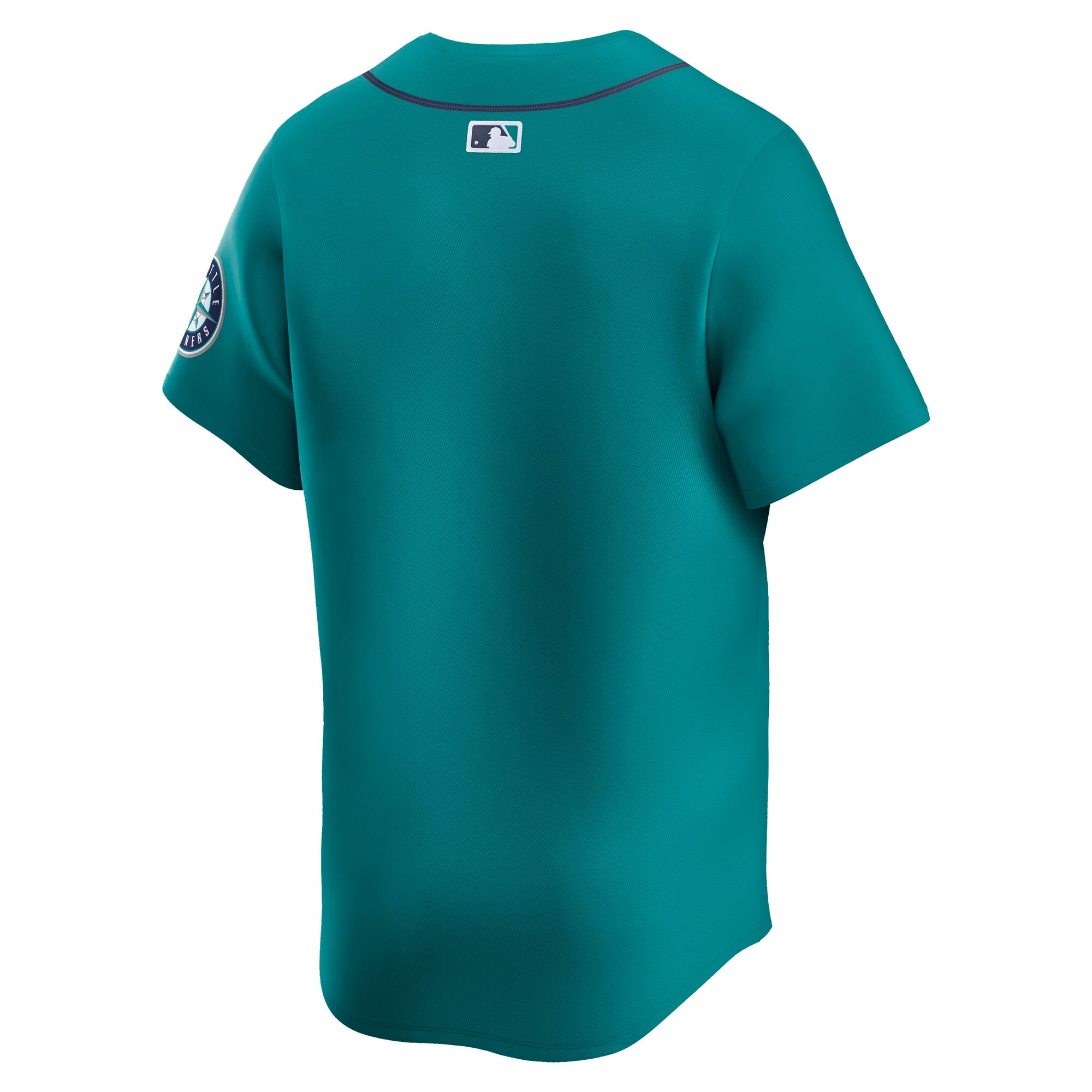 Alternative view of Men's Seattle Mariners Aqua Alternate Limited Jersey 