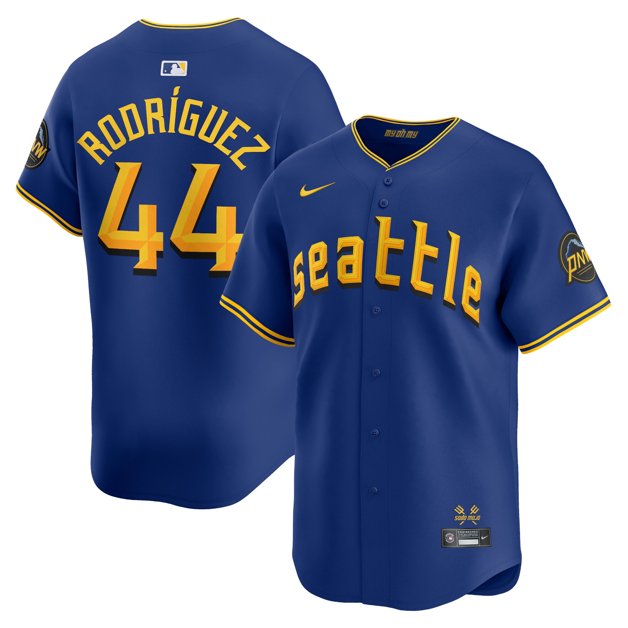 Men's Seattle Mariners Julio Rodríguez Royal City Connect Limited Player Jersey 