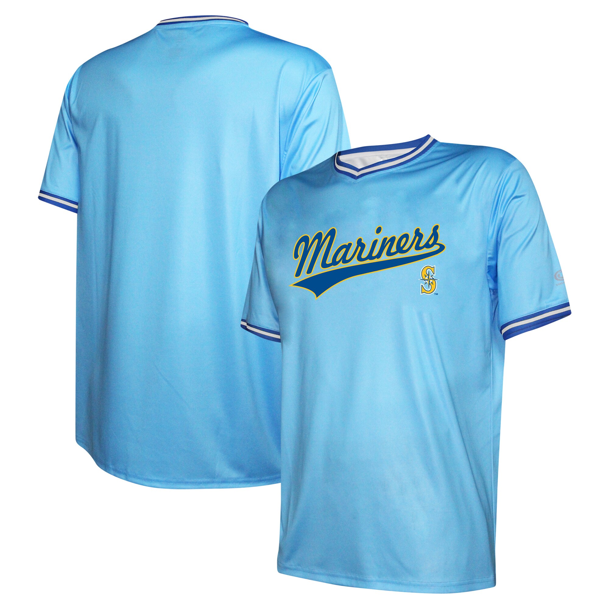 Men's Seattle Mariners Stitches Light Blue Cooperstown Collection Team Jersey 